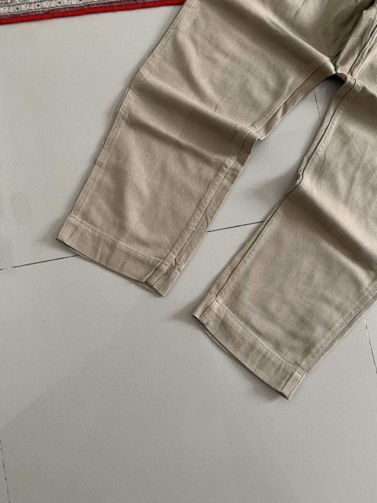 Vintage Vintage French Army Military Khaki Trousers Size US 33 - 2 Thumbnail