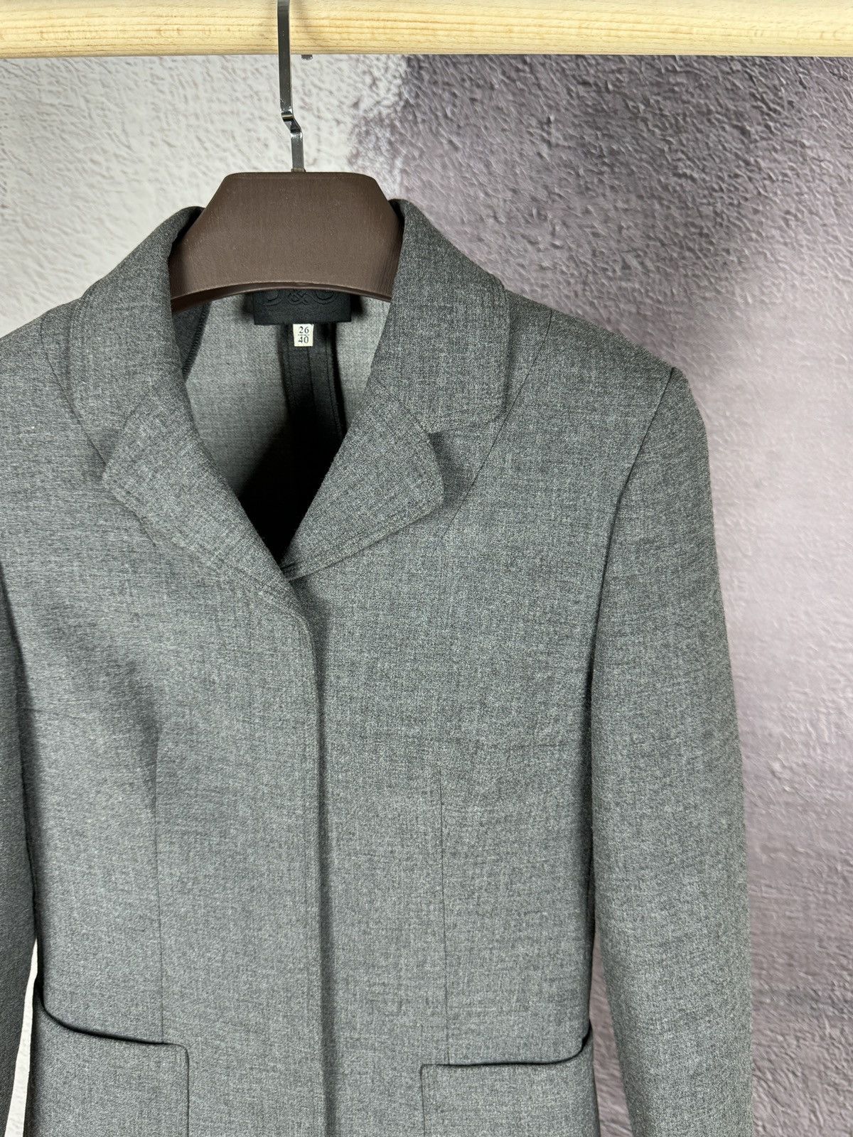 Dolce & Gabbana Dolce & Gabbana grey notch lapel coat jacket Size S / US 4 / IT 40 - 6 Thumbnail