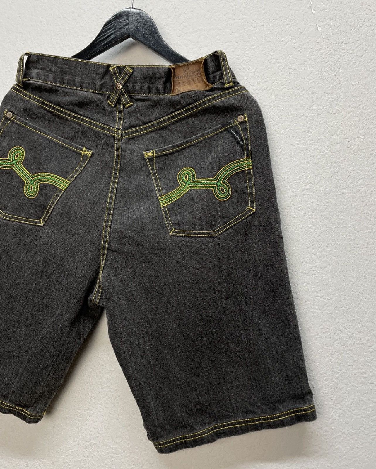 JNCO Vintage Y2K LRG Baggy Fit Japanese Distressed Shorts Pants Size US 30 / EU 46 - 4 Thumbnail