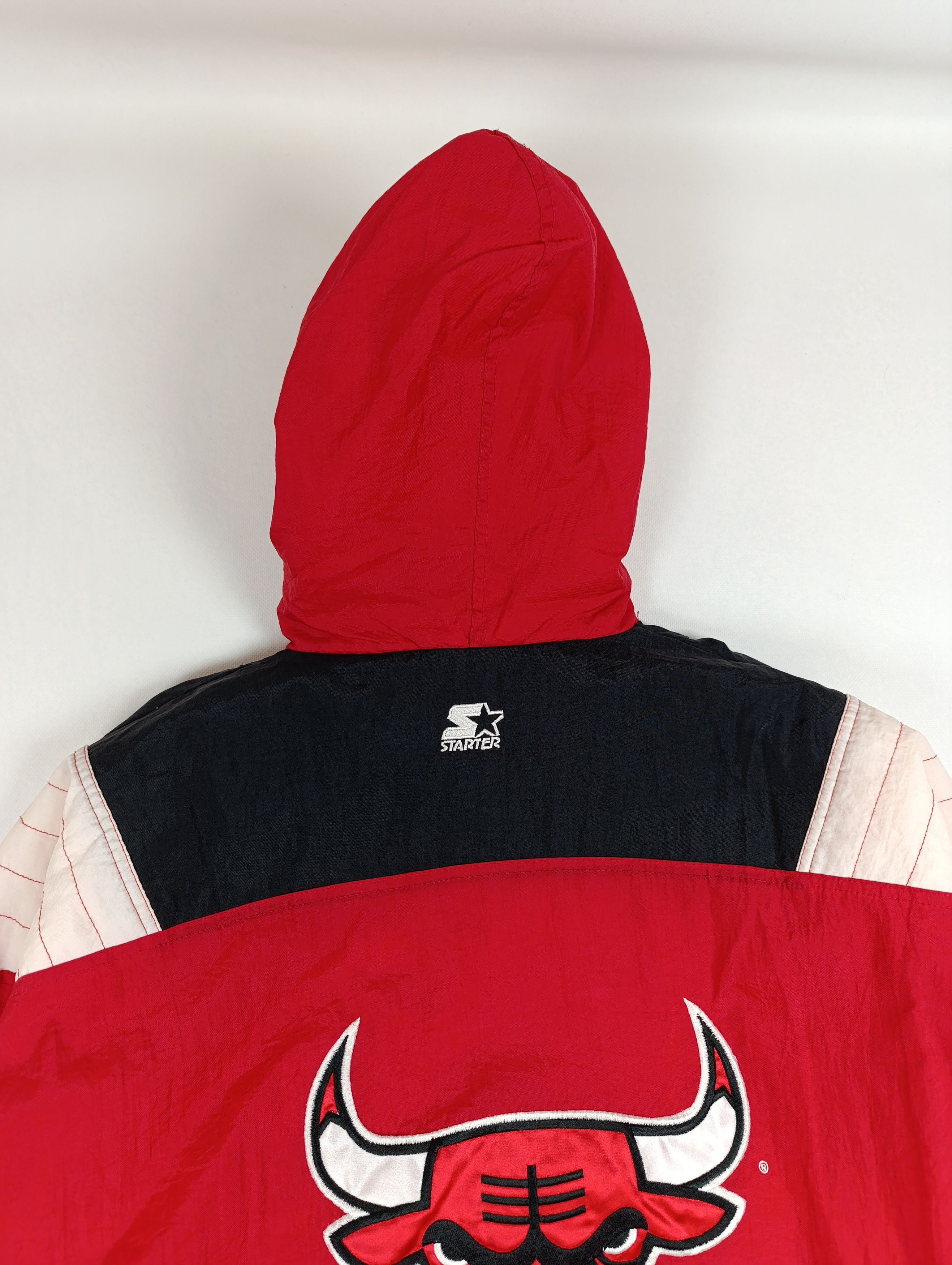 Starter VINTAGE 90S STARTER CHICAGO BULLS JACKET KANGAROO POCKET Size US XL / EU 56 / 4 - 3 Thumbnail