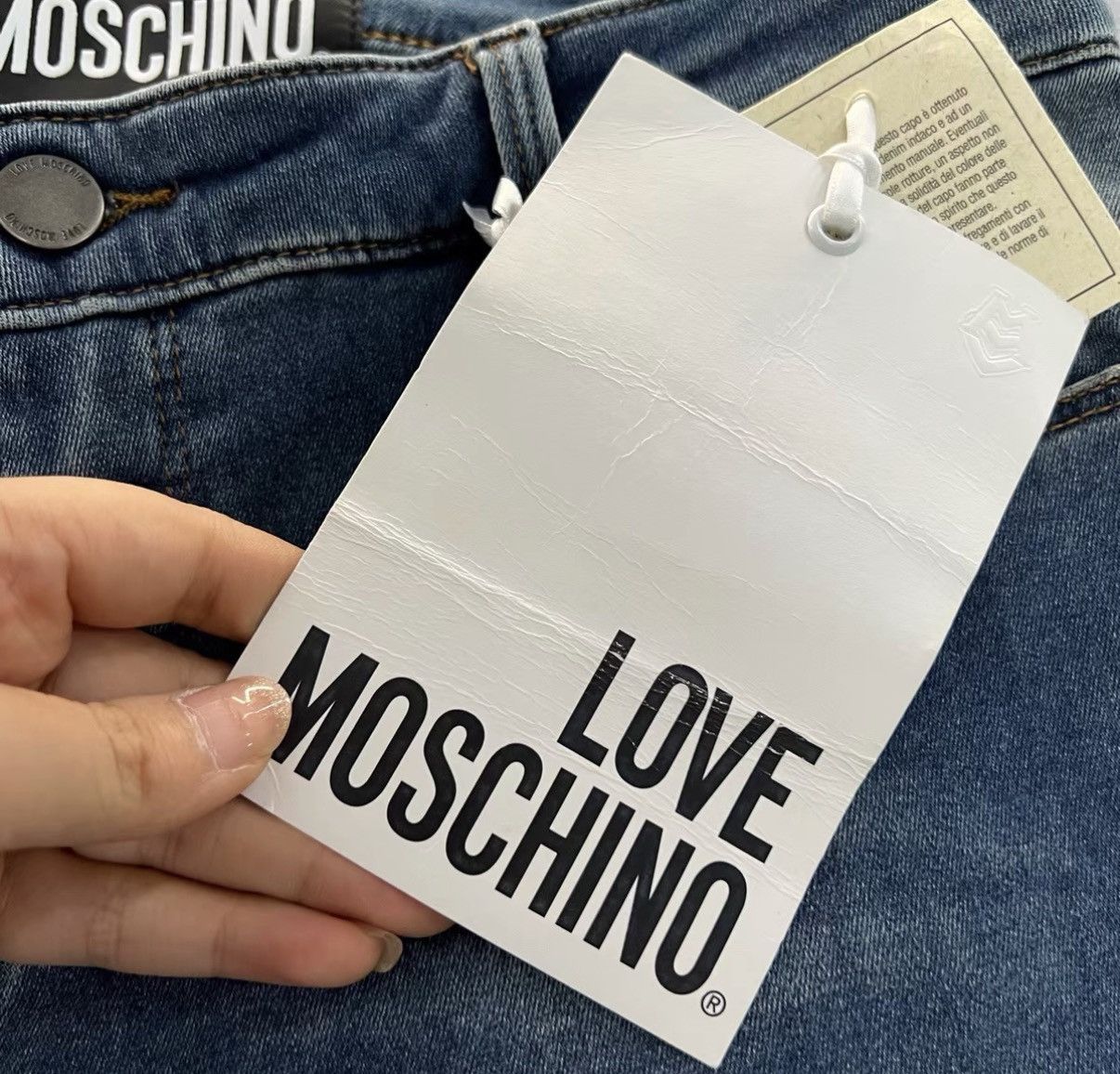 Moschino MOSCHINO Blue Jeans J41 Size 29" - 4 Thumbnail