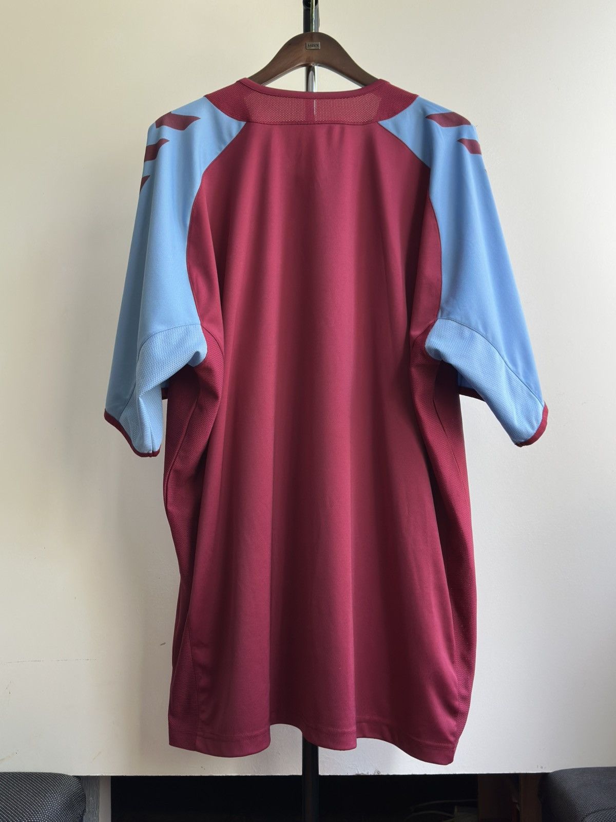 Hummel Vintage Hummel Aston Villa FC 2004/05 Soccer Jersey Shirt Size US XXL / EU 58 / 5 - 6 Thumbnail