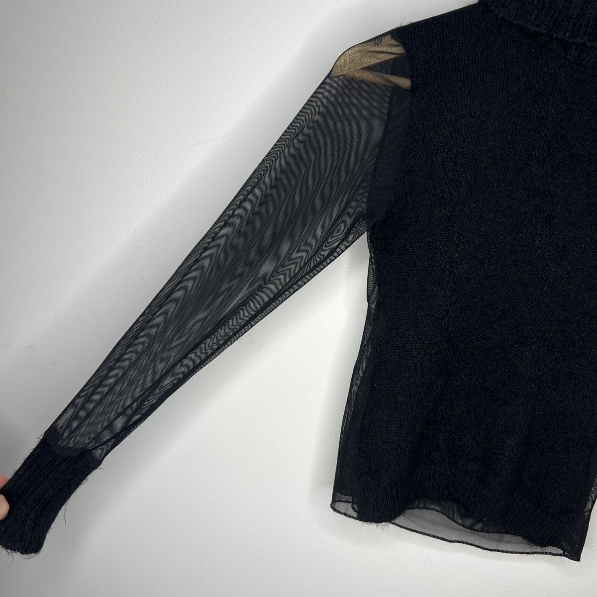 Japanese Brand Vintage Mesh Top Miss Sixty JPG If Six Was Nine LGB Style Size S / US 4 / IT 40 - 9 Thumbnail