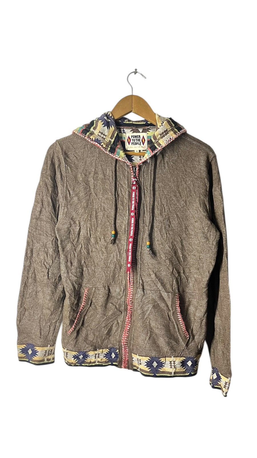 Vintage GLOBAL CULTURE POWER TO THE PEOPLE Size US M / EU 48-50 / 2 - 1 Thumbnail