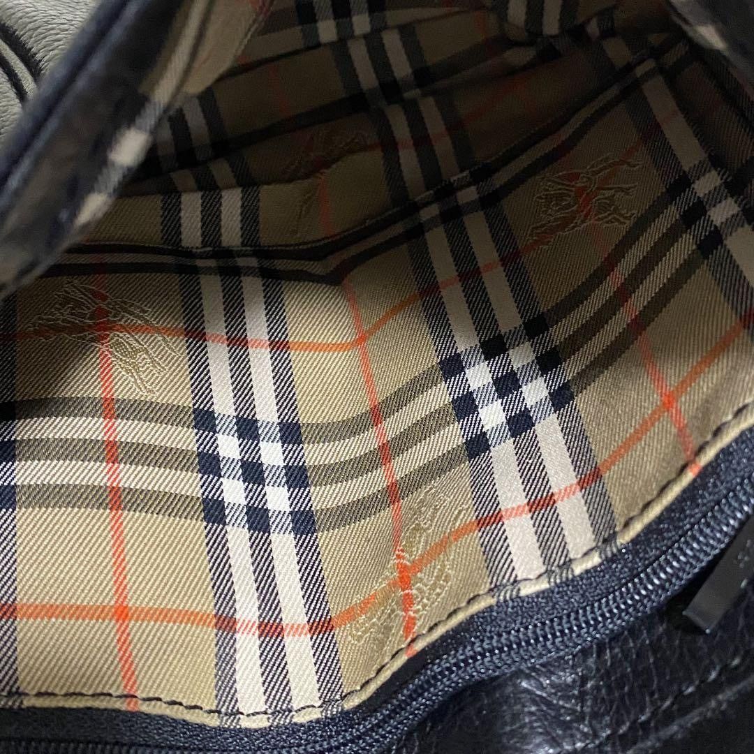 Burberry BURBERRY INSIDE NOVA CHECK SHOUDLER BAG LEATHER BLACK Size ONE SIZE - 12 Thumbnail