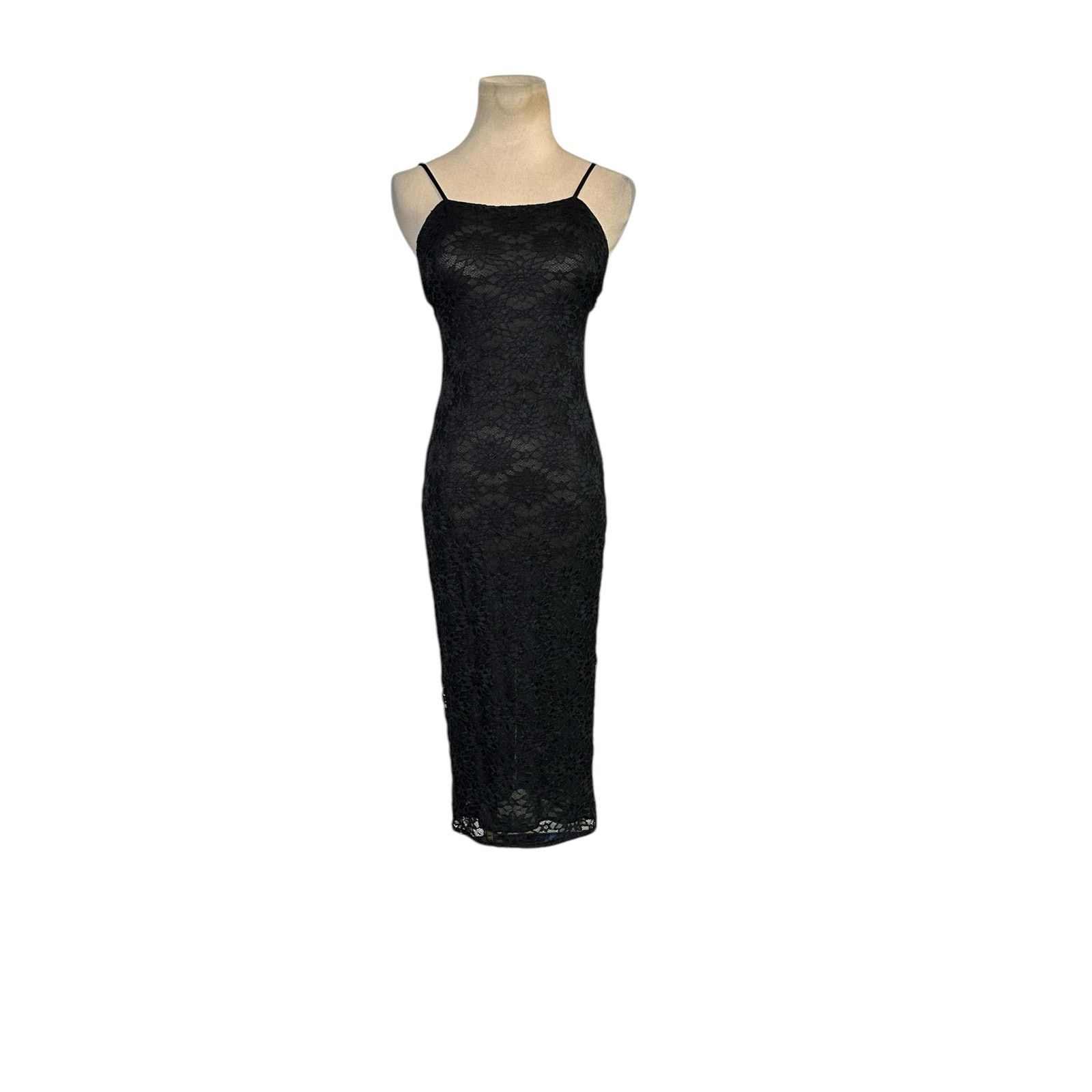 Urban Outfitters Out From Under black lace slip pencil dress size Small Size S / US 4 / IT 40 - 15 Thumbnail