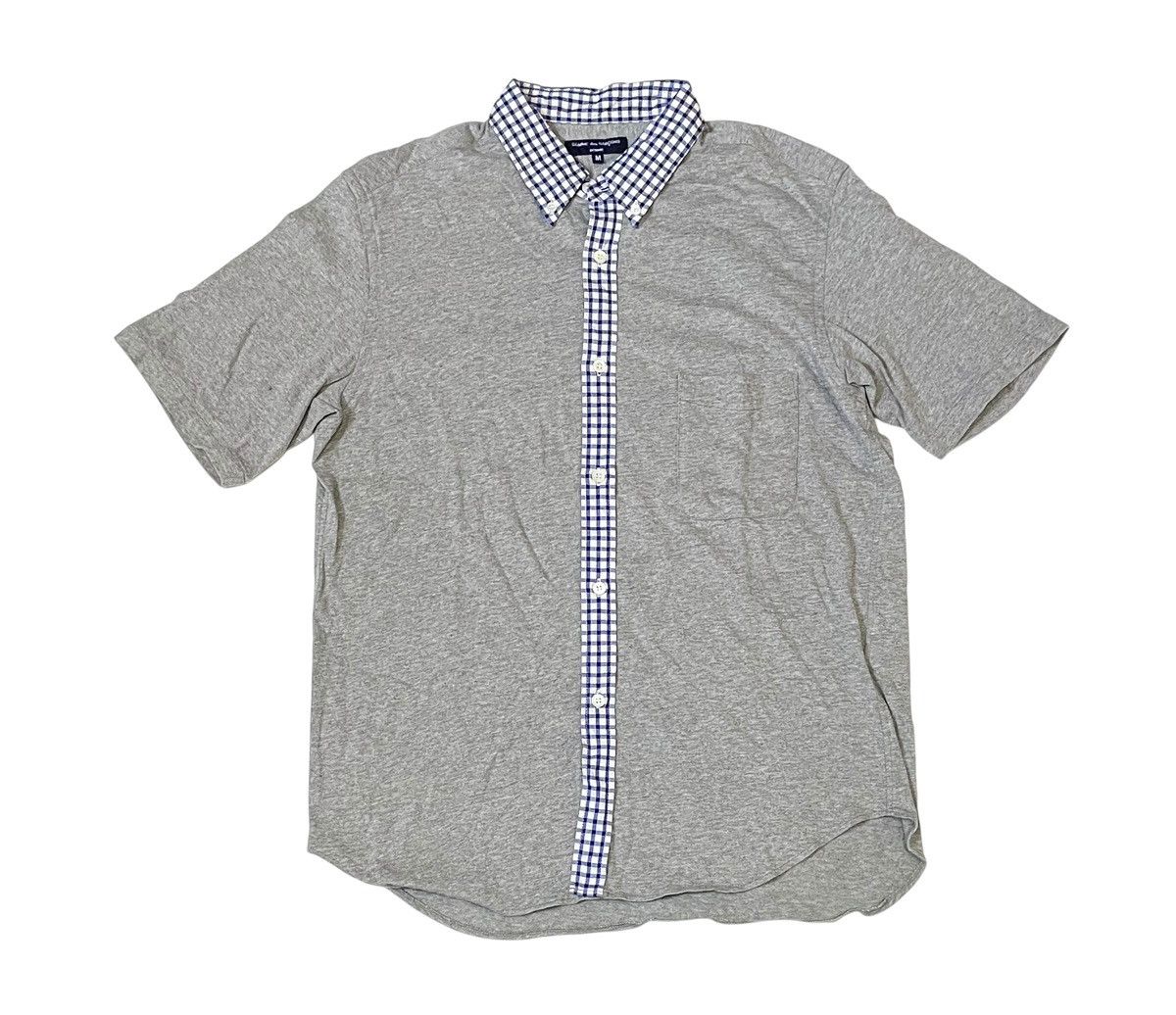 Comme des Garcons Cdg homme AD2008 hybrid checkered shirt Size US M / EU 48-50 / 2 - 1 Thumbnail