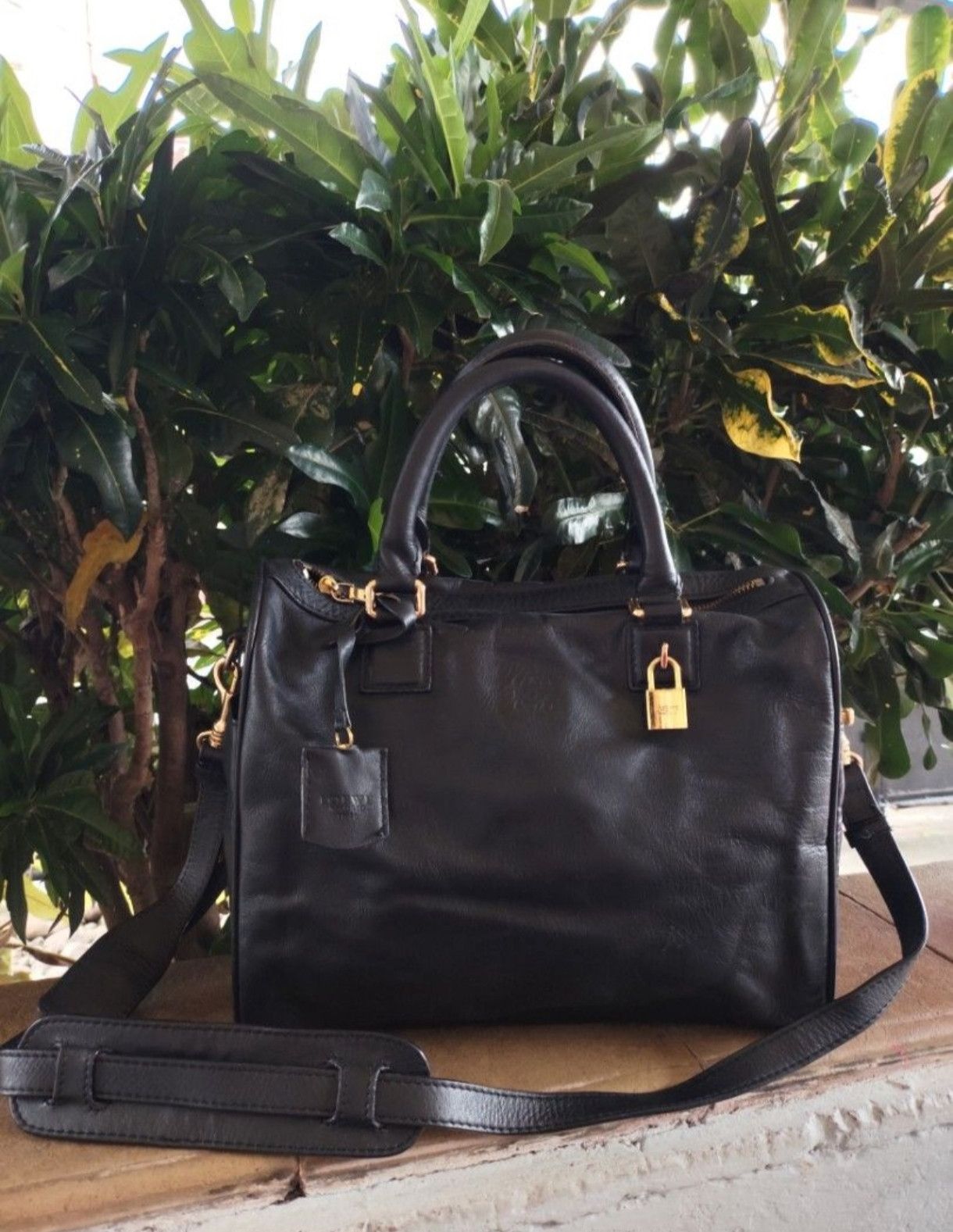 Loewe Loewe Two Way Bag Leather Size ONE SIZE - 1 Thumbnail