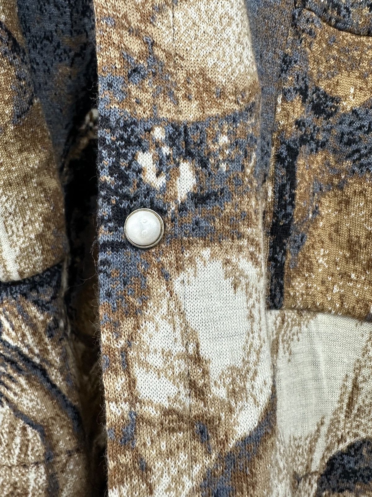 Ih Nom Uh Nit Oversized Jacquard Flannel Shirt Size US L / EU 52-54 / 3 - 6 Thumbnail
