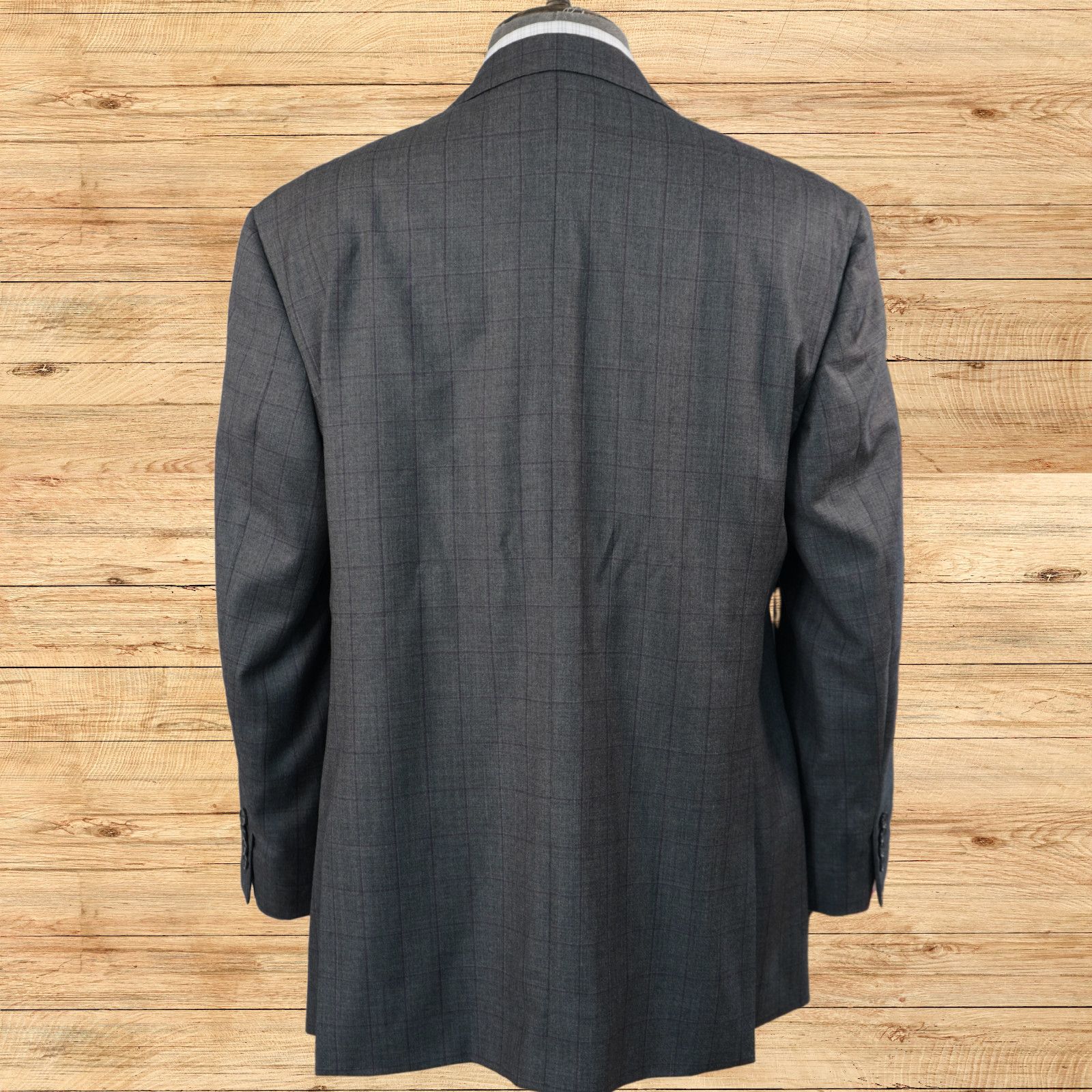 Jos. A. Bank Jos A Bank Reserve Suit Jacket Mens 44R Vitale Barberis Wool Size 44R - 4 Thumbnail
