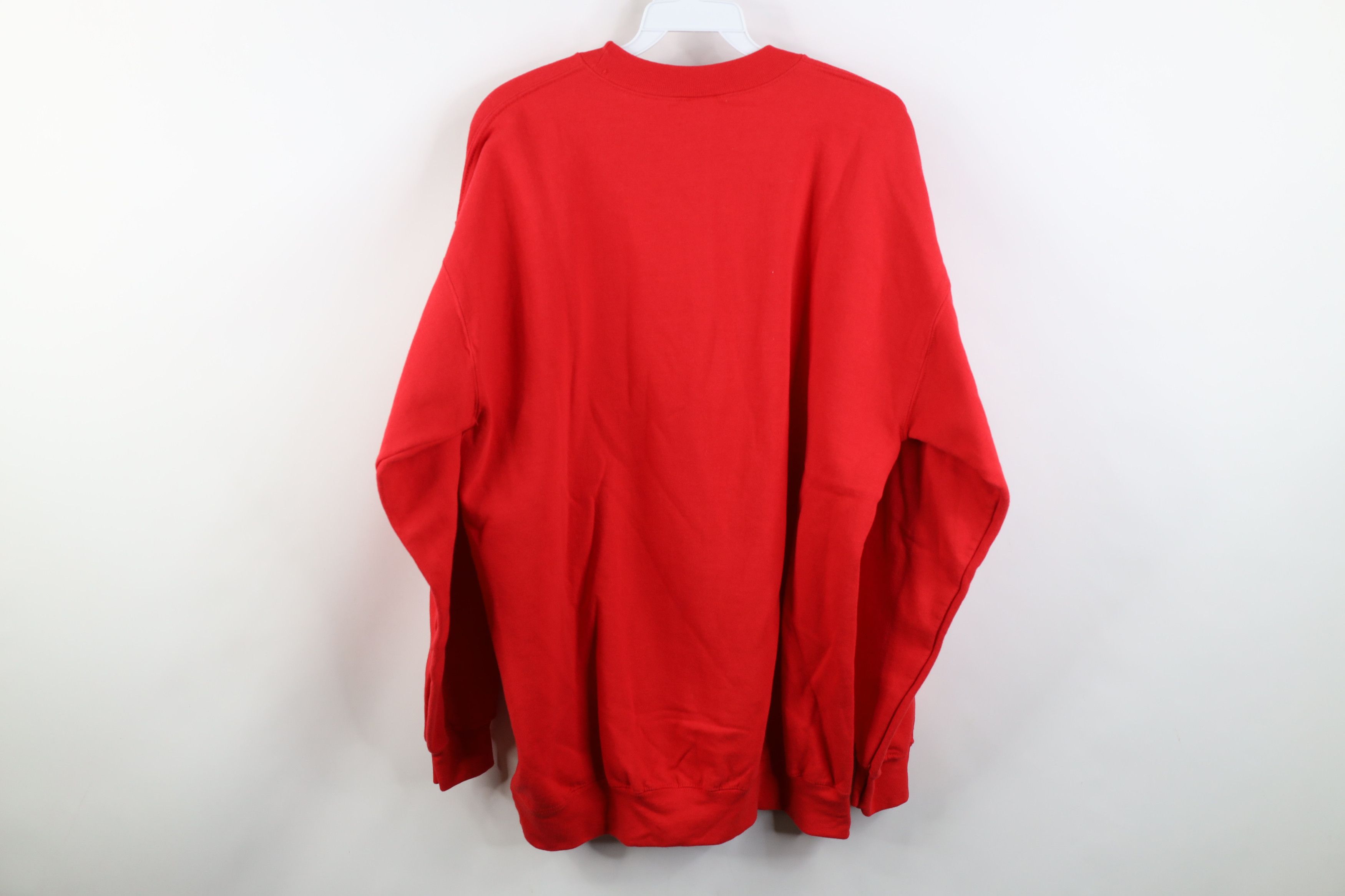 Vintage Vintage 90s Streetwear Maui Hawaii Flower Sweatshirt Red Size L / US 10 / IT 46 - 9 Thumbnail