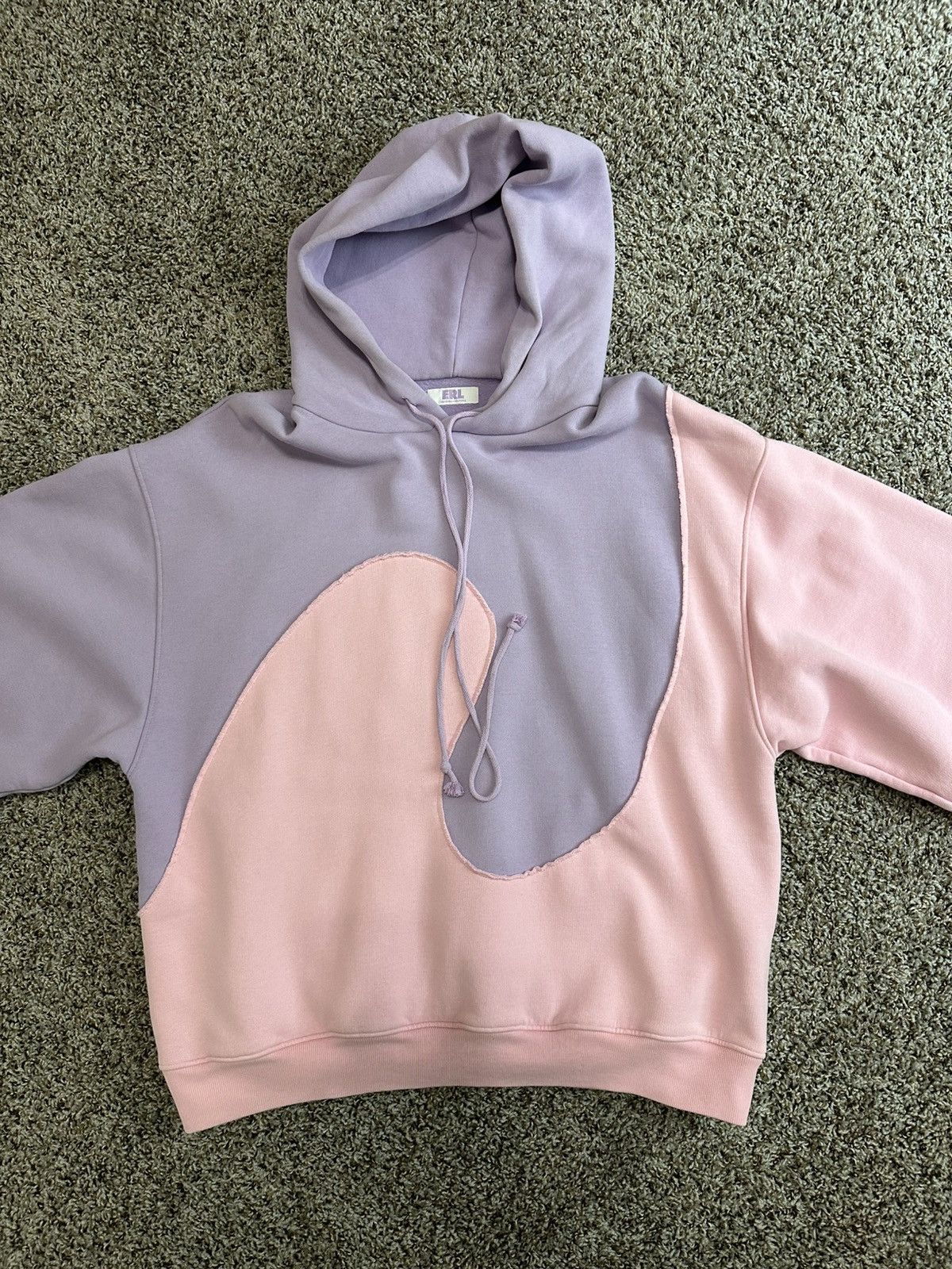 ERL ERL Colorblock Hoodie Purple Pink Swirl Oversized Size L Size US L / EU 52-54 / 3 - 1 Thumbnail
