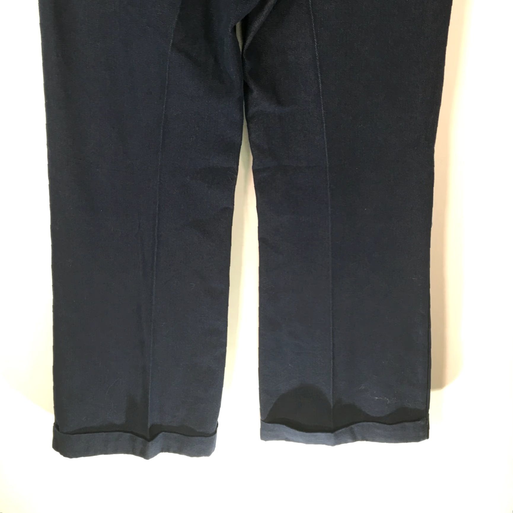 Gap Gap 1969 Jeans Womens Low Rise Dark Wash Flared Leg Cuffed Blue Denim Size 8 Regular 32in Inseam 11in Size 30" / US 8 / IT 44 - 5 Thumbnail
