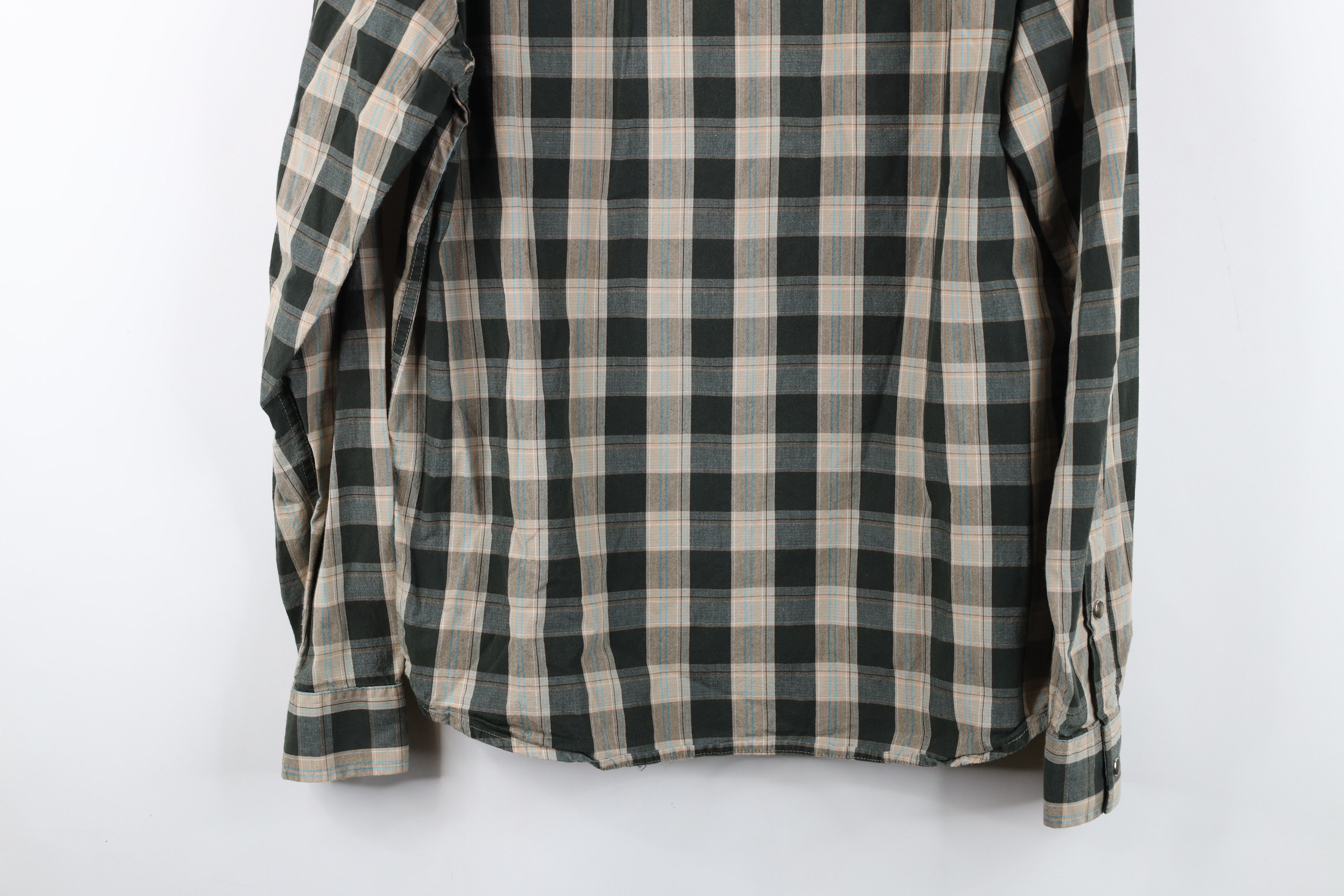 Prana × Vintage prAna Breathe Western Rodeo Snap Button Collared Shirt Plaid Size US M / EU 48-50 / 2 - 13 Thumbnail