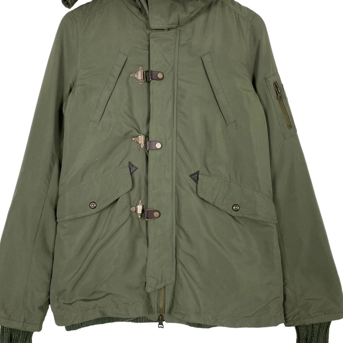 Japanese Brand SLY MILITARY ORIGINAL WEAR PARKA HOODIE JACKET Size US M / EU 48-50 / 2 - 4 Thumbnail