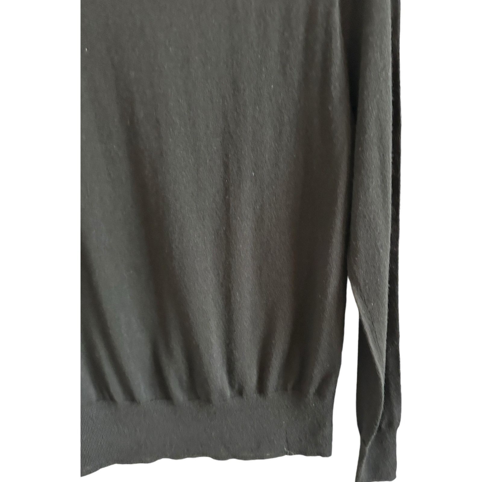 J.Crew J.Crew Medium Black Long Sleeve Mock Neck Pullover Sweater Size M / US 6-8 / IT 42-44 - 12 Thumbnail