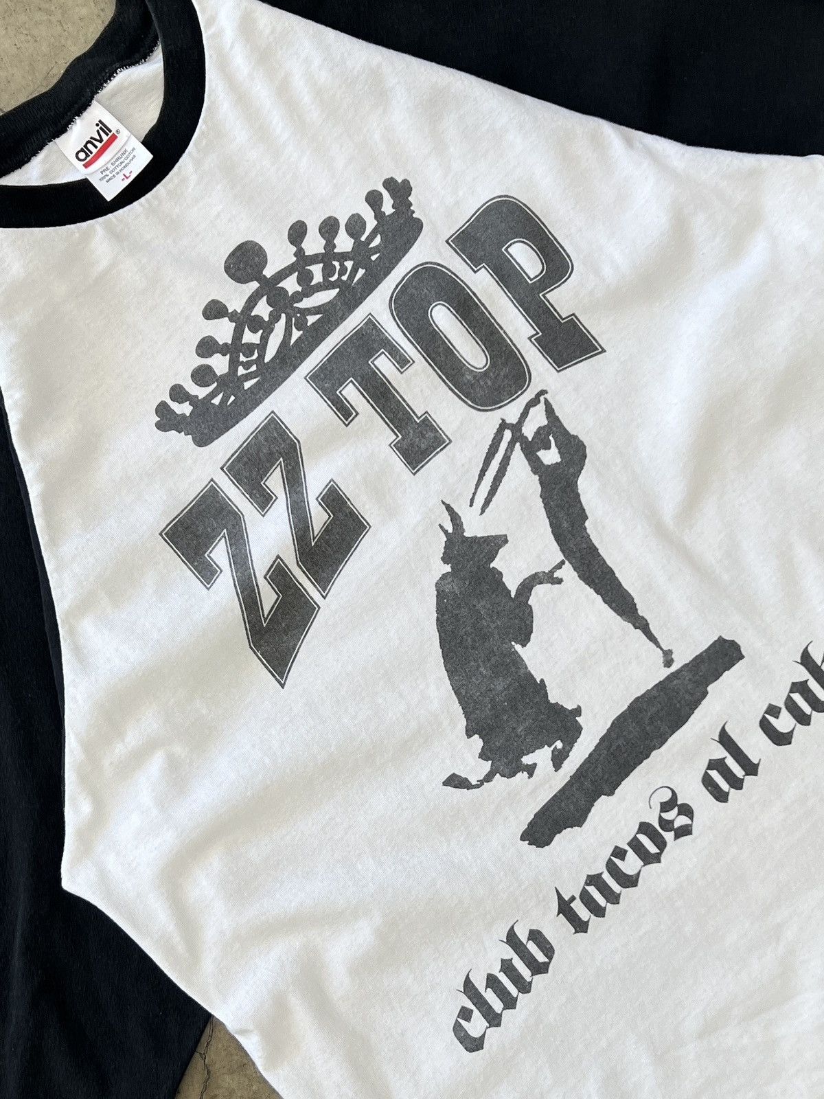 Band Tees Vintage 2008 ZZ Top Club Tacos Cabron Quarter Sleeve Large Size US L / EU 52-54 / 3 - 1 Thumbnail
