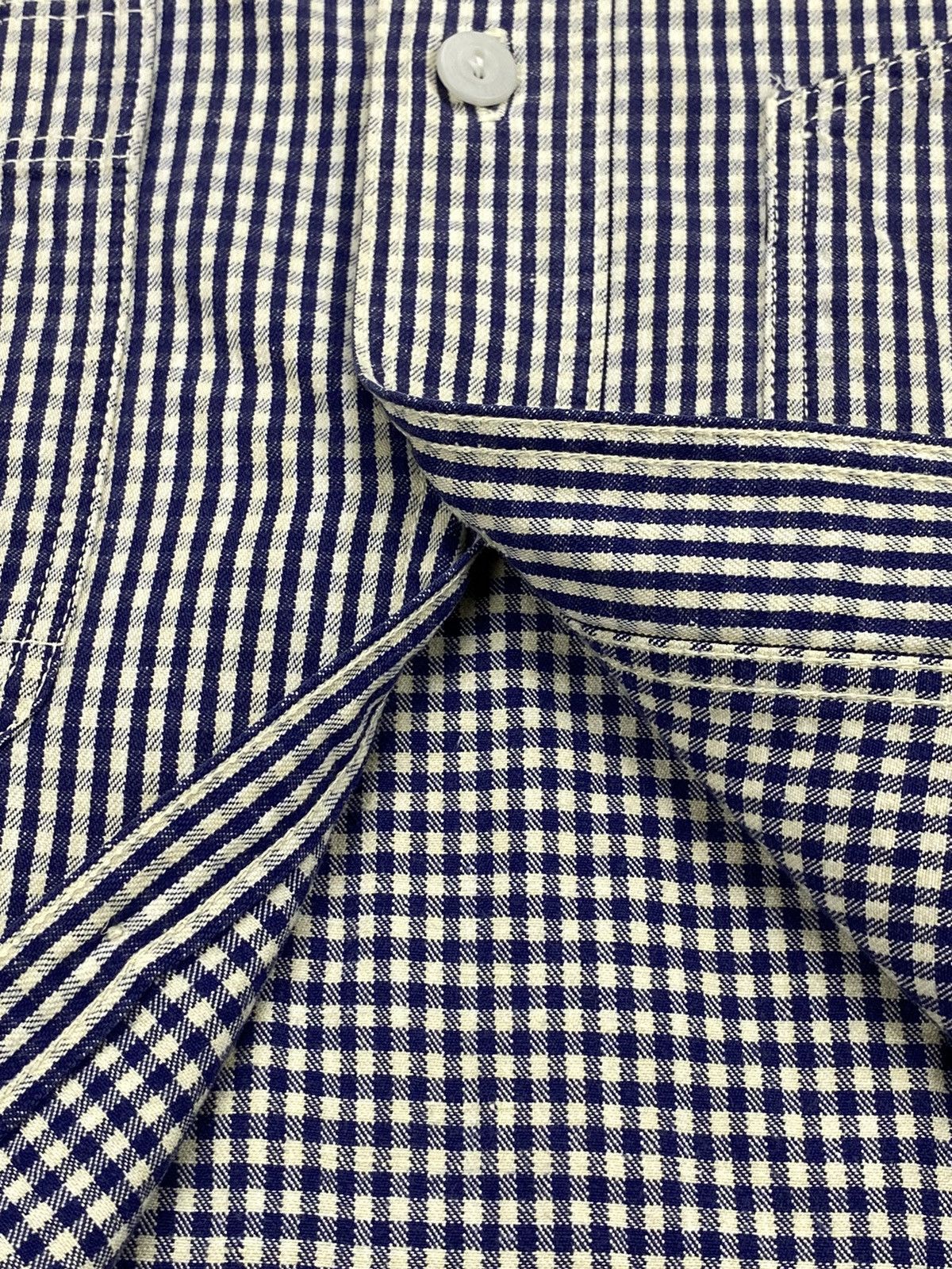Sugar Cane × Toyo Enterprises Vintage SUGAR CANE “Paradise Garment” Small Checked Indigo Size US M / EU 48-50 / 2 - 18 Thumbnail