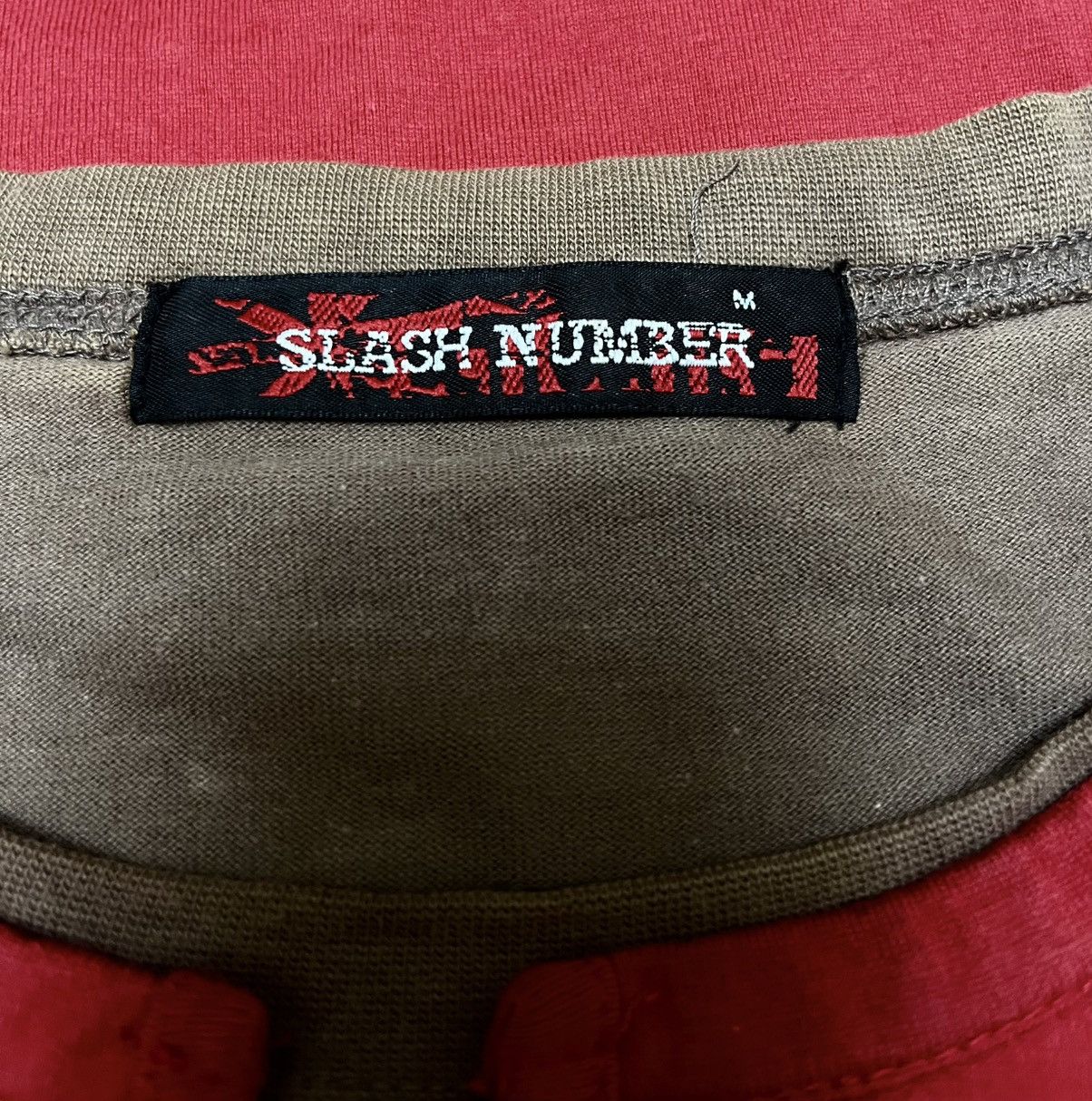 Japanese Brand Slash Number Punk Style Shirt Size US M / EU 48-50 / 2 - 2 Thumbnail