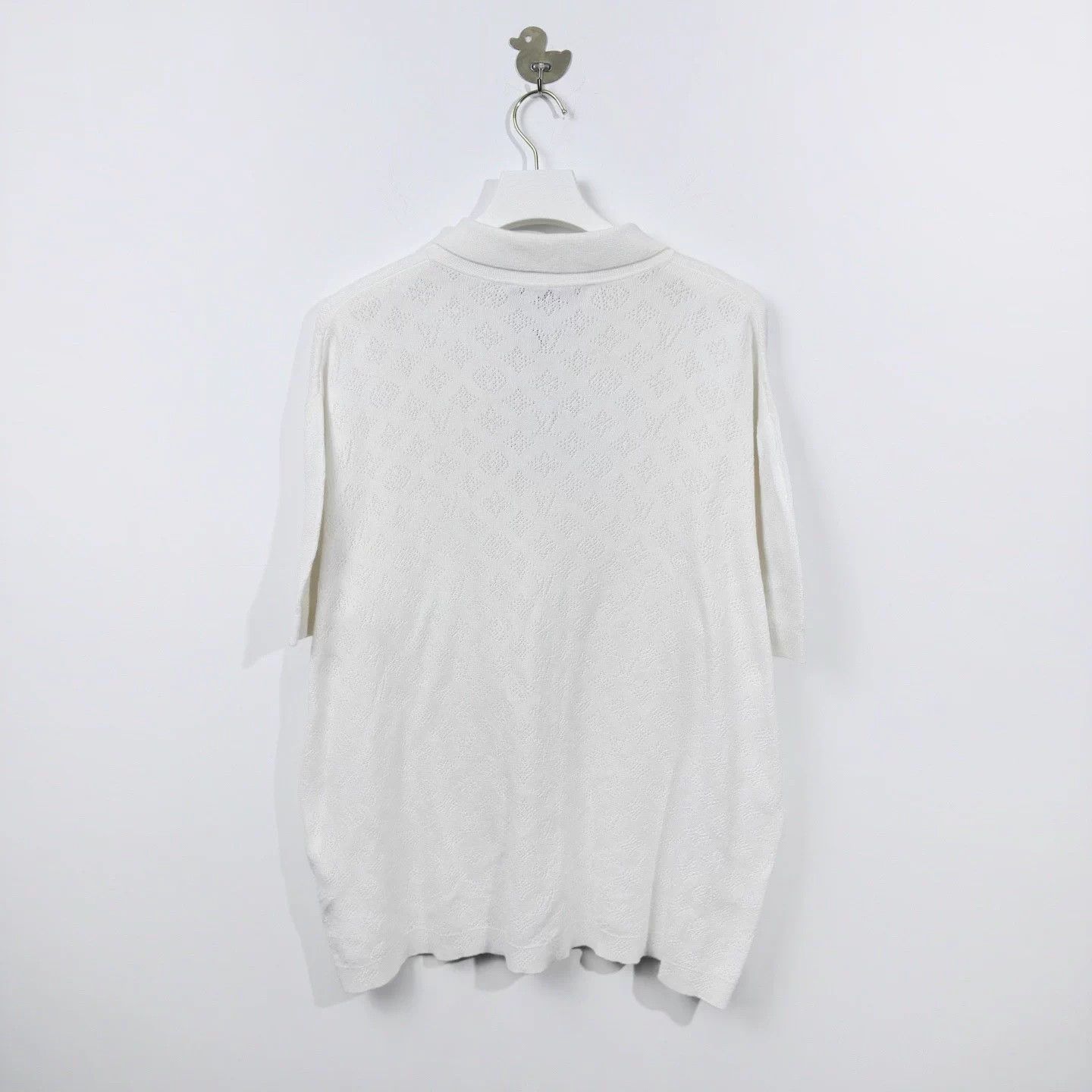 Louis Vuitton Louis Vuitton 25 white allover-print cutout shirt Size US L / EU 52-54 / 3 - 2 Thumbnail