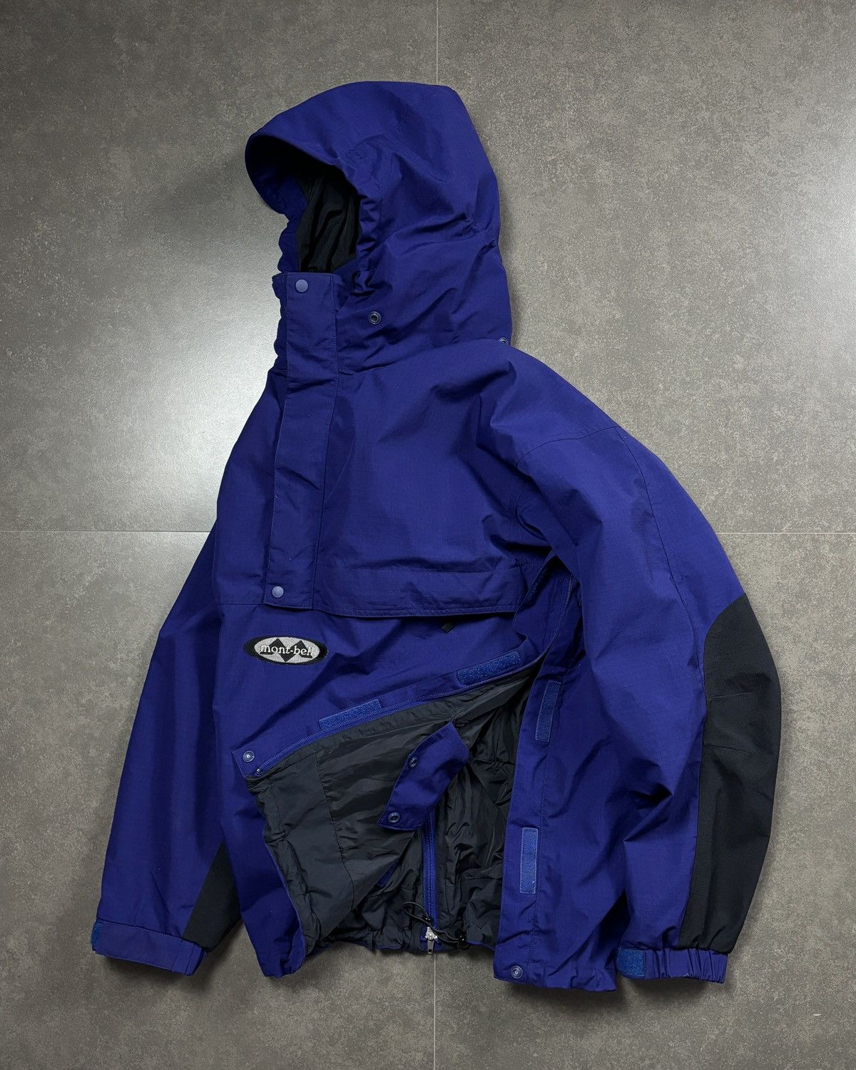 スキー old mont-bell GORE-TEX jacket OVAL LOGO Vintage Montbell Goretex Oval Logo Anorak Jacket