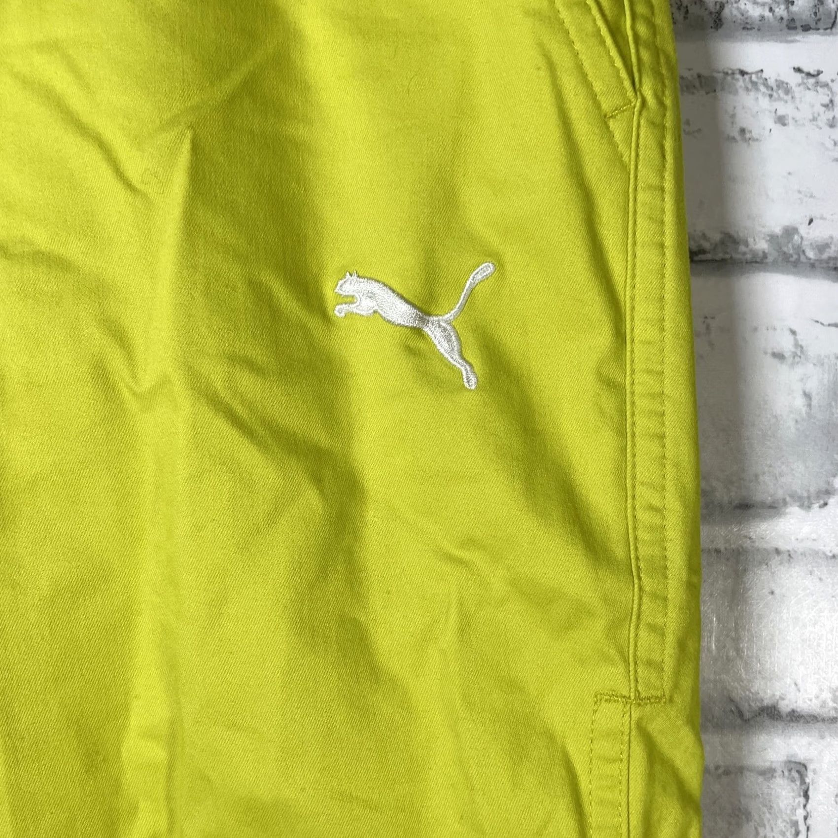 Puma Puma Neon Yellow Shorts Womens Size 34 Size 24" / US 00 / IT 34 - 3 Thumbnail