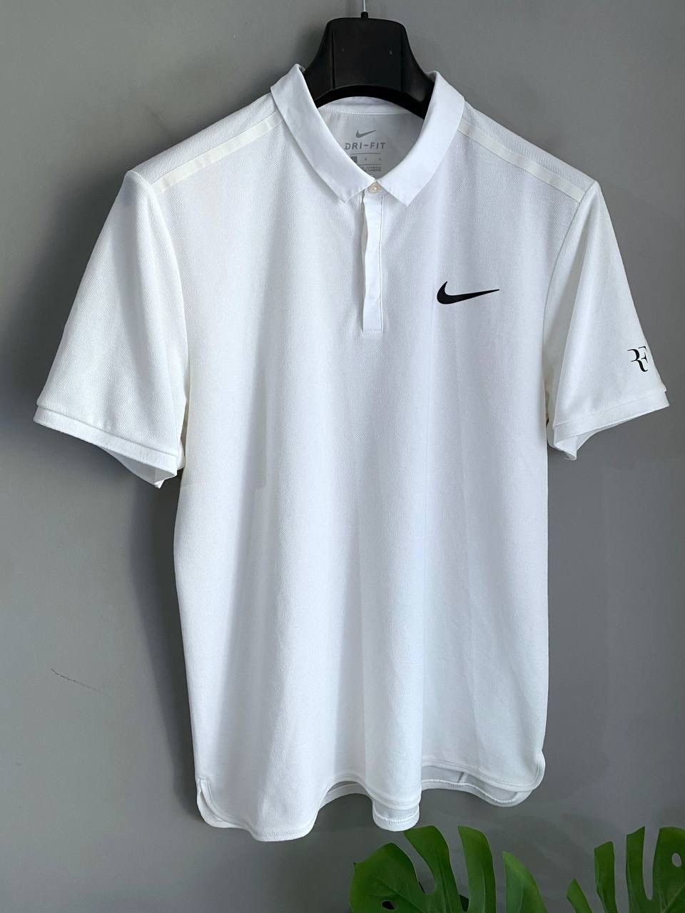 Nike Nike RF Roger Federer Men's White Tennis Polo Shirt, Size L Size US L / EU 52-54 / 3 - 3 Thumbnail