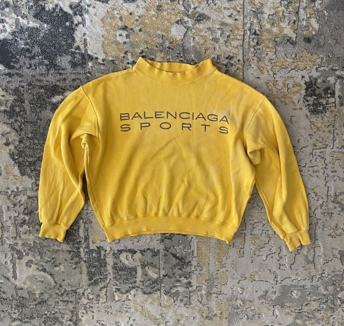 Balenciaga VINTAGE BALENCIAGA SPORT CROP TOP SWEATSHIRT Size S / US 4 / IT 40 - 1 Thumbnail