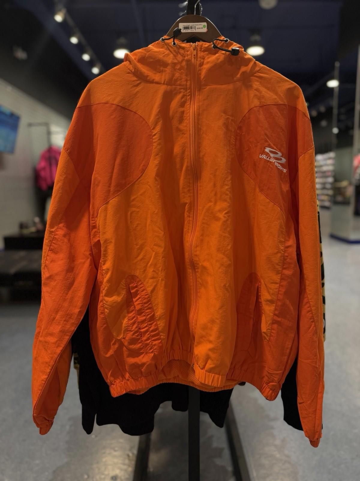 Size XL - Vale “Valley” Track Jacket Quick Shipping Orange