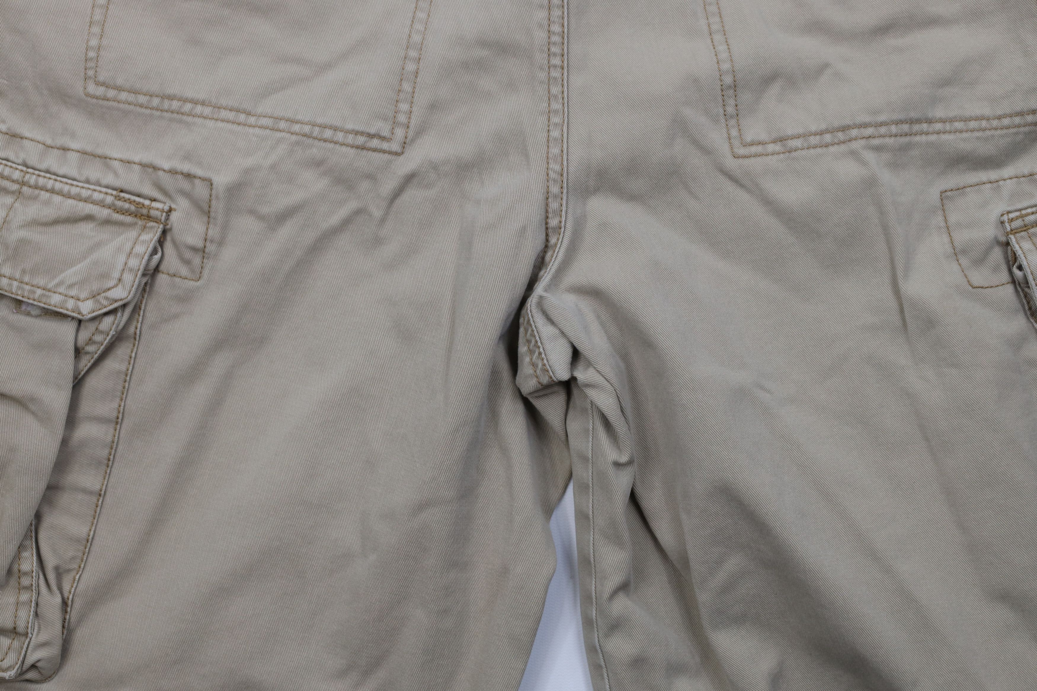 Aeropostale Vintage Aeropostale Heavyweight Cargo Shorts Beige Cotton Size US 33 - 11 Thumbnail