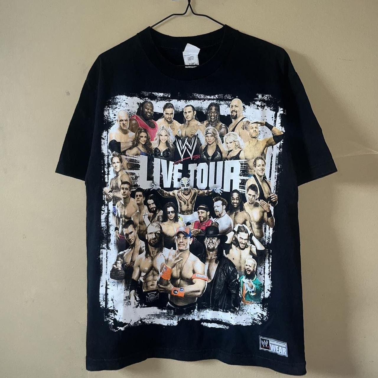 WWE Vintage 2010 John Cena Triple H CM Punk Randy Orton WWE Tee Size US M / EU 48-50 / 2 - 1 Thumbnail