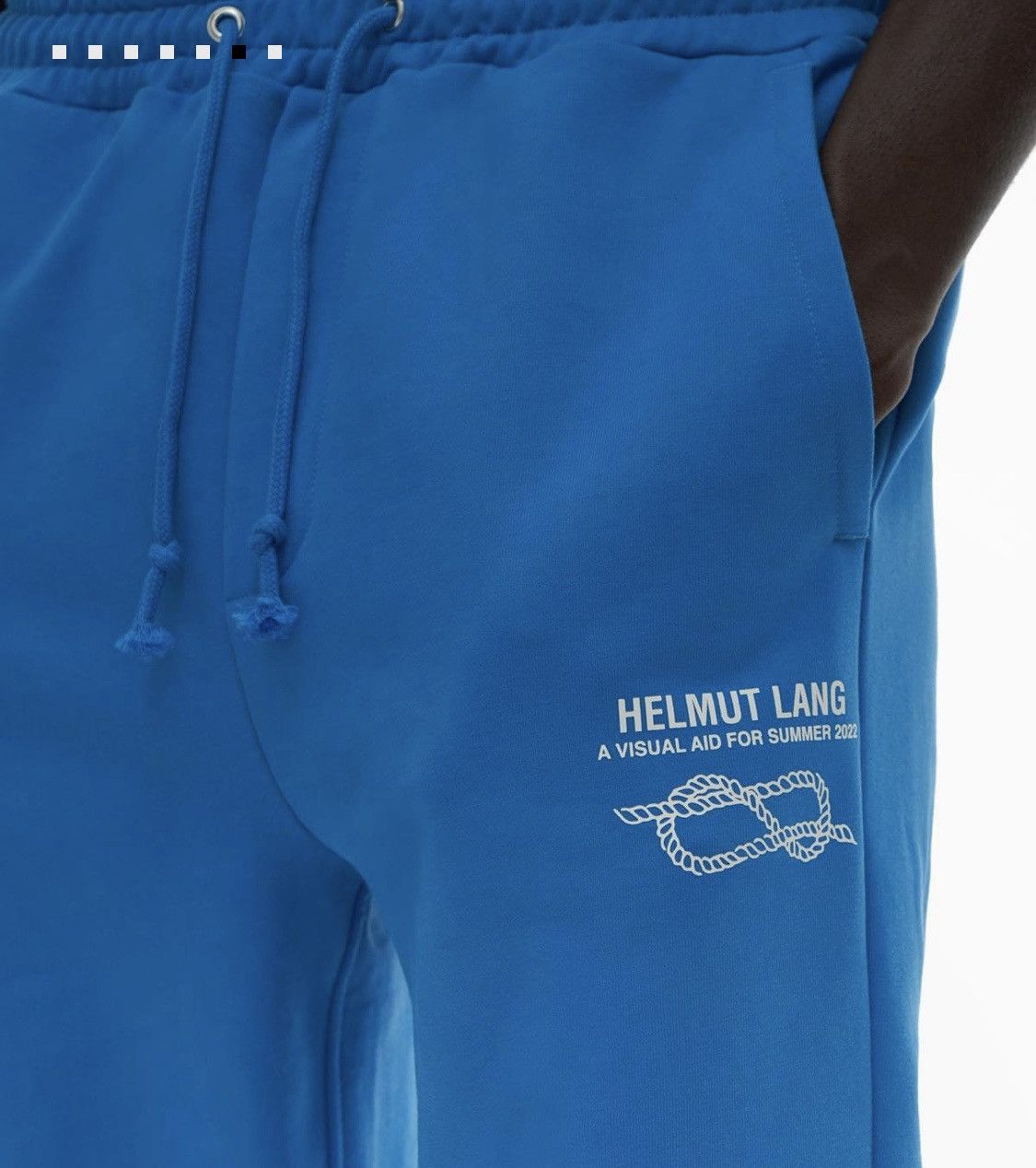 Helmut Lang Helmut Lang Knot Joggers Size M Cerulean Size US 31 - 9 Thumbnail
