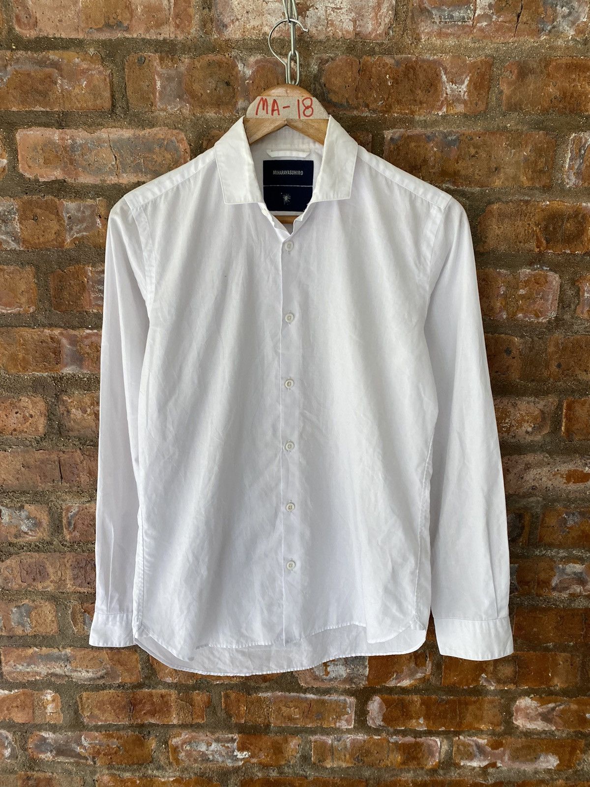 Maison MIHARA YASUHIRO 2000s white casual shirt Size US S / EU 44-46 / 1 - 2 Thumbnail