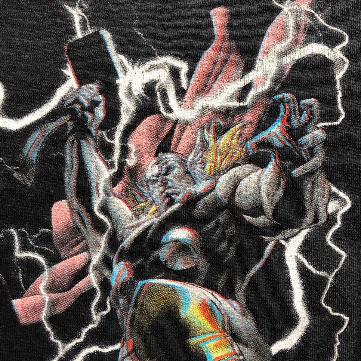Anime × Marvel Comics Vintage Marvel Shirt 3D Official by Mad Engine Thor, L Size US M / EU 48-50 / 2 - 7 Thumbnail