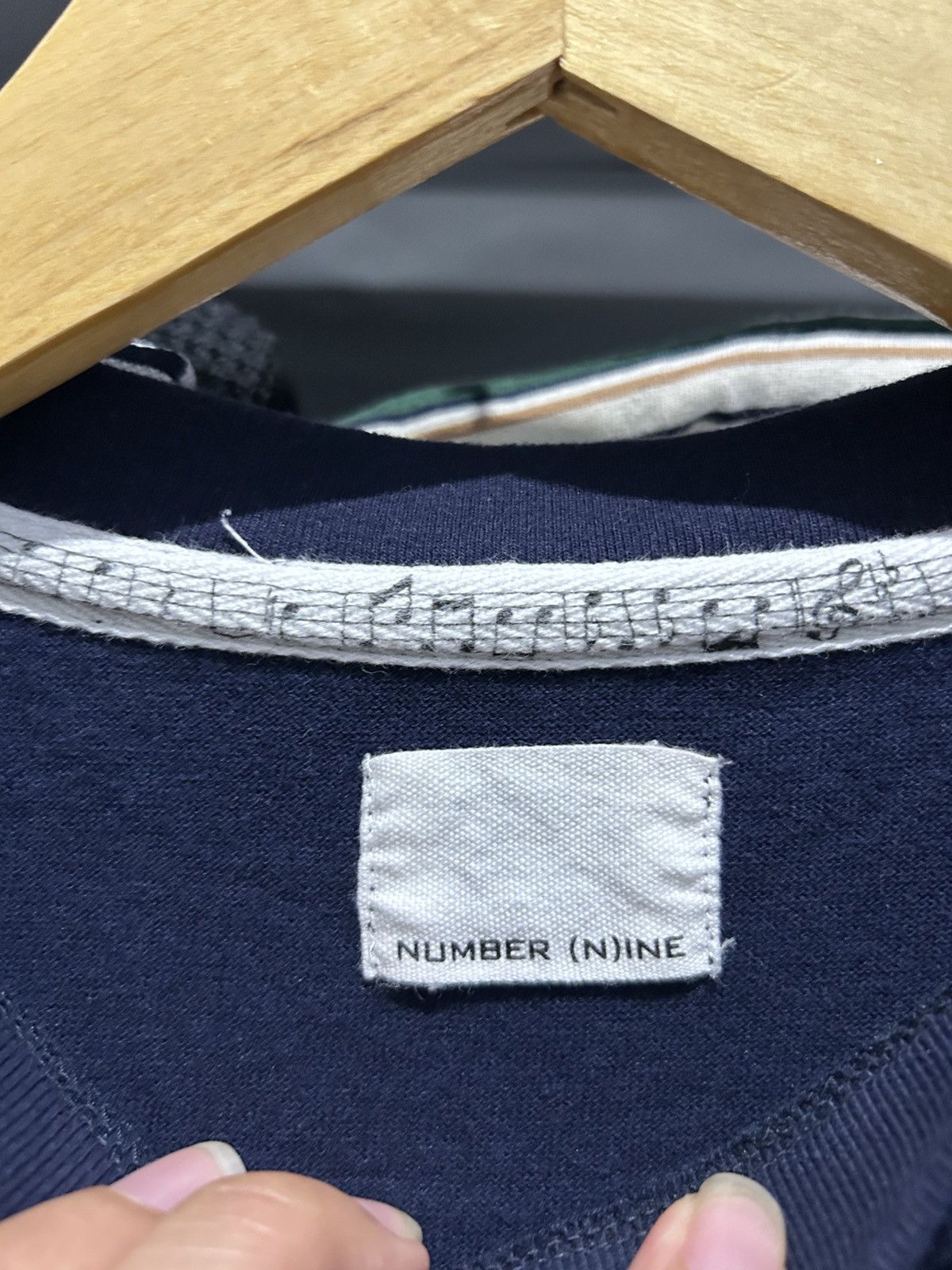 Number (N)ine NUMBER (N)INE Blank Shirt (Navy) Size US XL / EU 56 / 4 - 4 Thumbnail