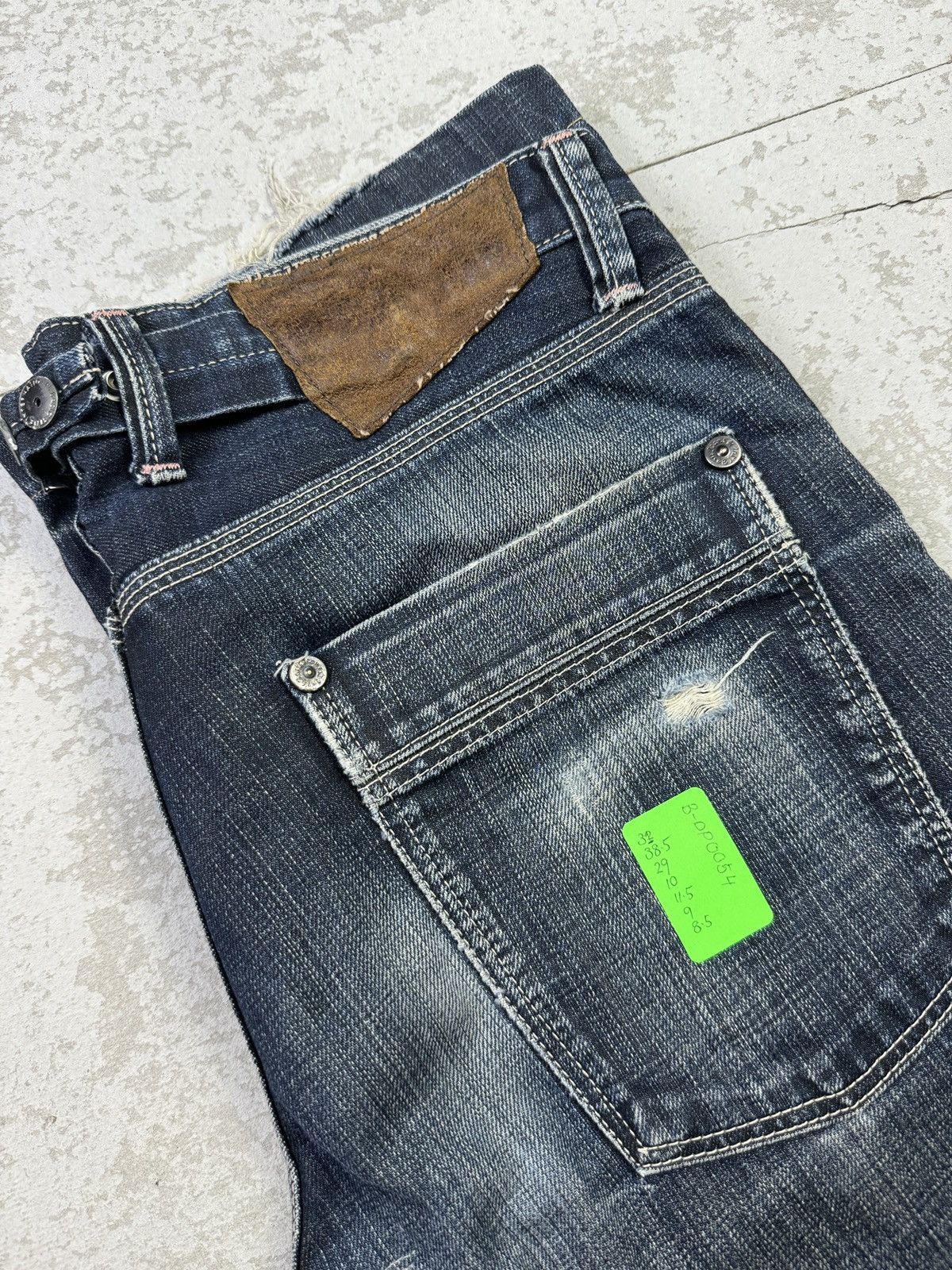 Japanese Brand × Le Grande Bleu (L.G.B.) DENIM CRAFT Limited Edition Distressed Sick Jeans Size US 31 - 14 Thumbnail