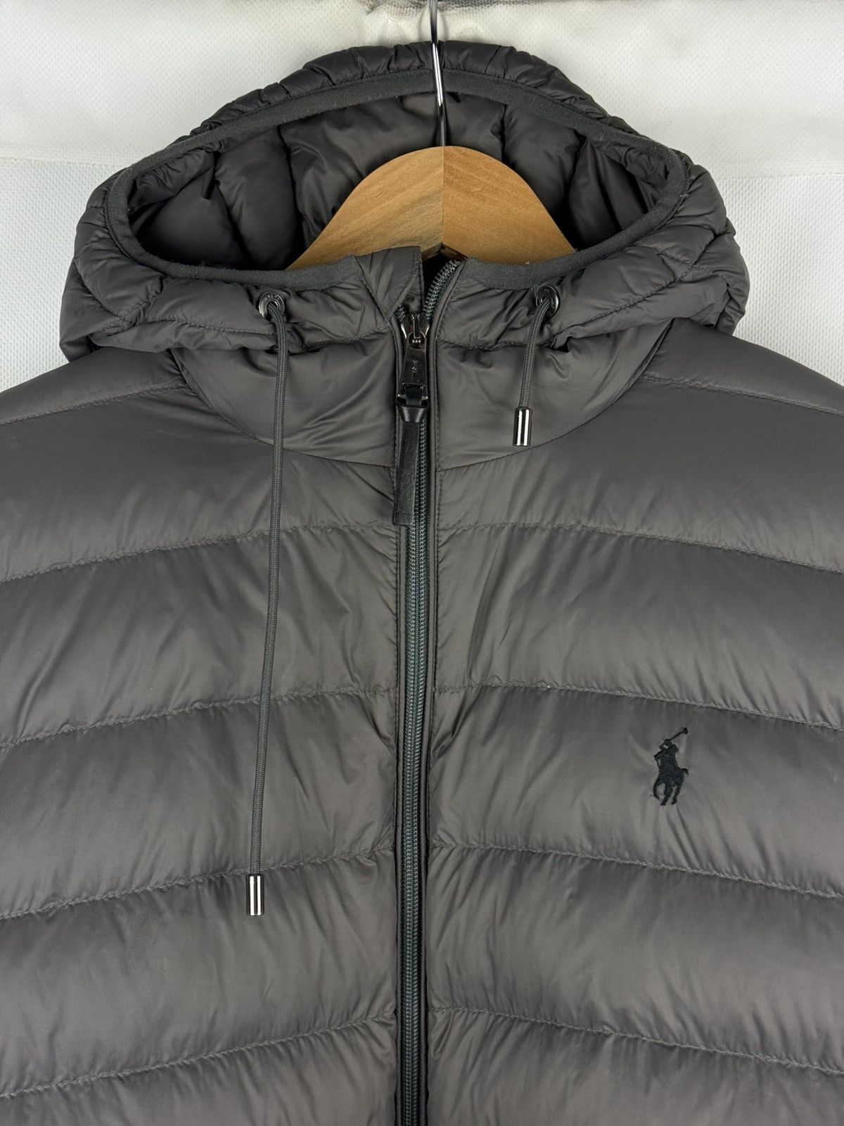 Polo Ralph Lauren Polo Ralph Lauren Micro Down Puffer Hooded Full Zip Jacket Size US L / EU 52-54 / 3 - 6 Thumbnail