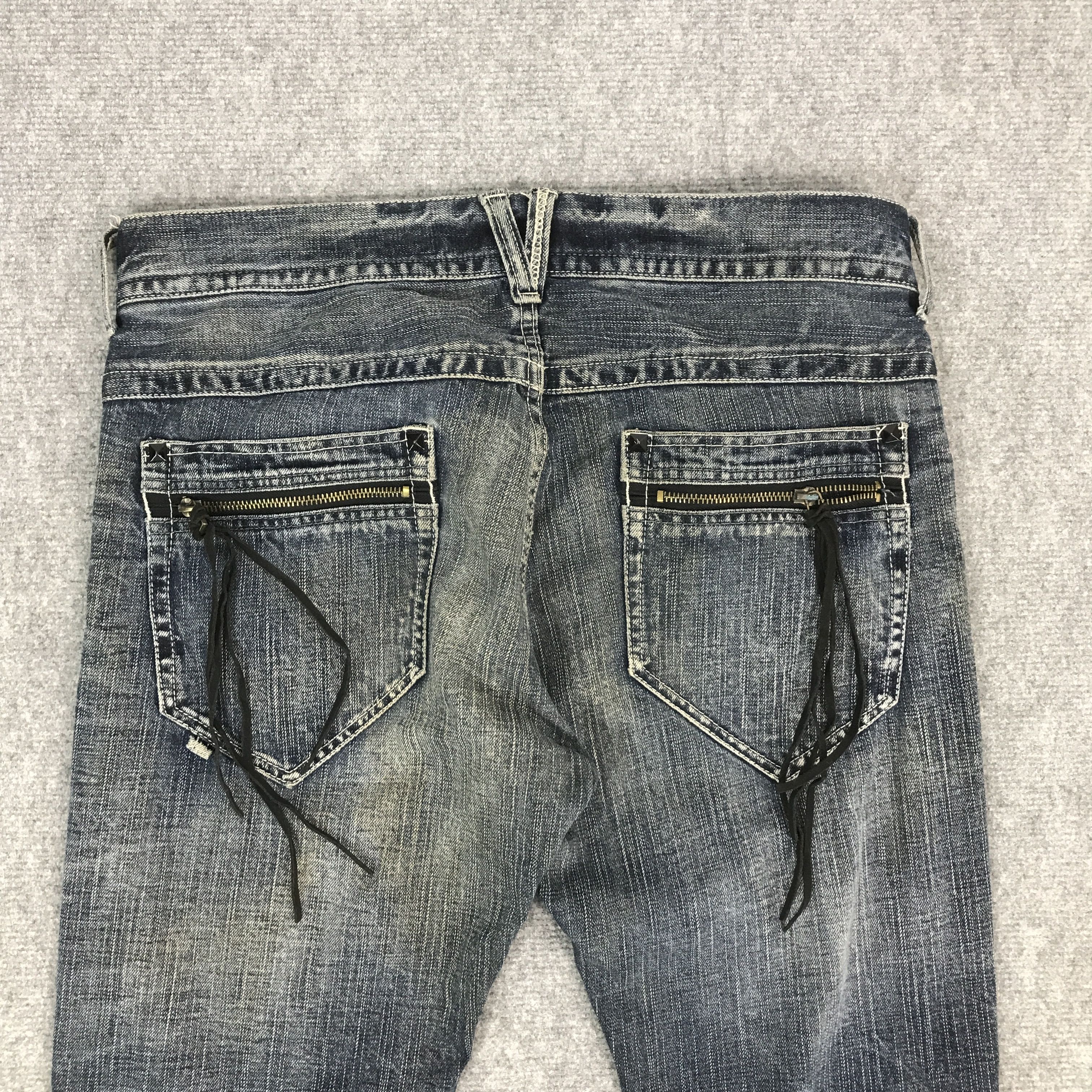 Japanese Brand FLARE JAPAN SORRIDERE DISTRESSED PANTS Size US 36 / EU 52 - 5 Thumbnail