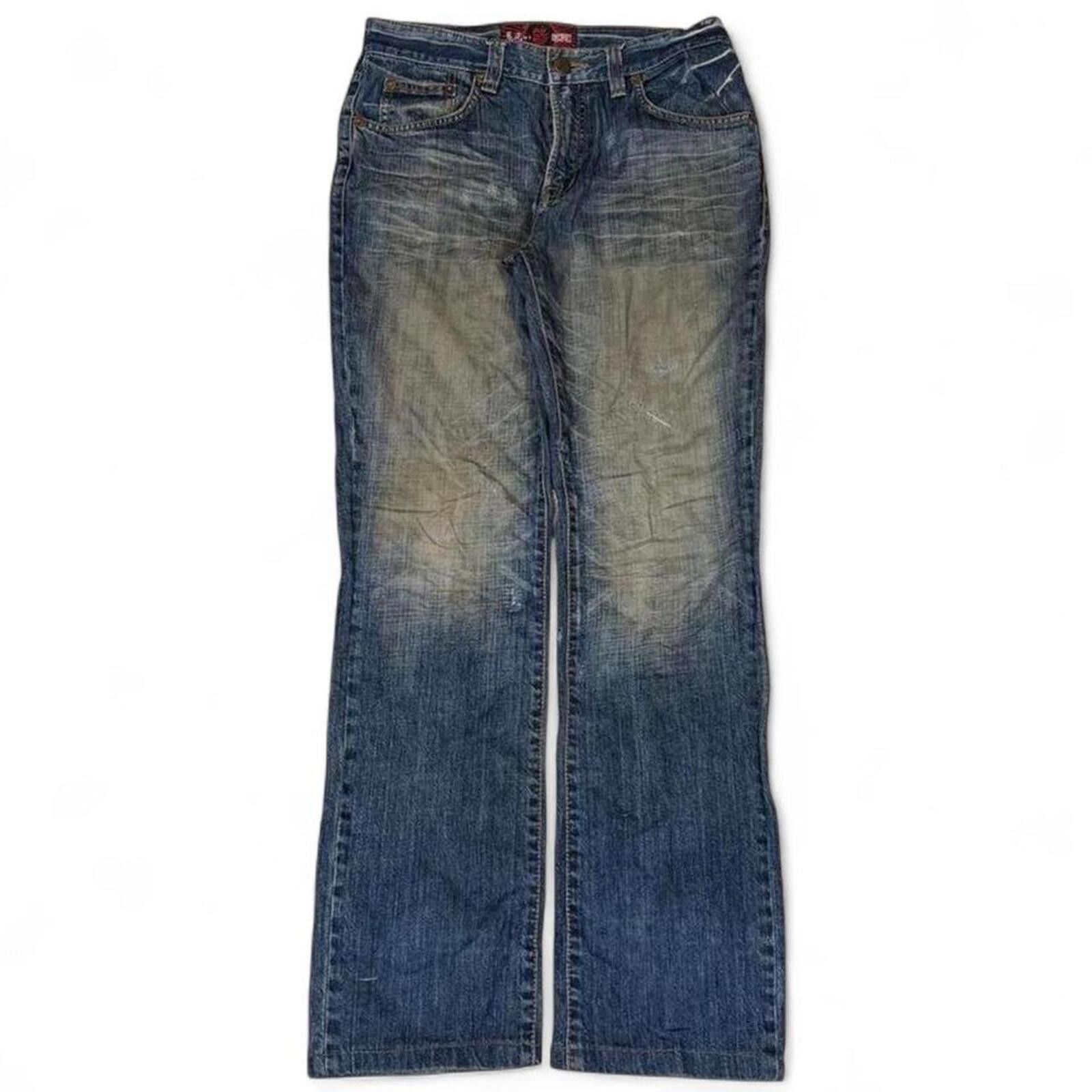 True Religion VINTAGE ONIARAI MUD WASH AND EMBROIDERY LOGO ON BACK DENIM Size US 30 / EU 46 - 3 Thumbnail