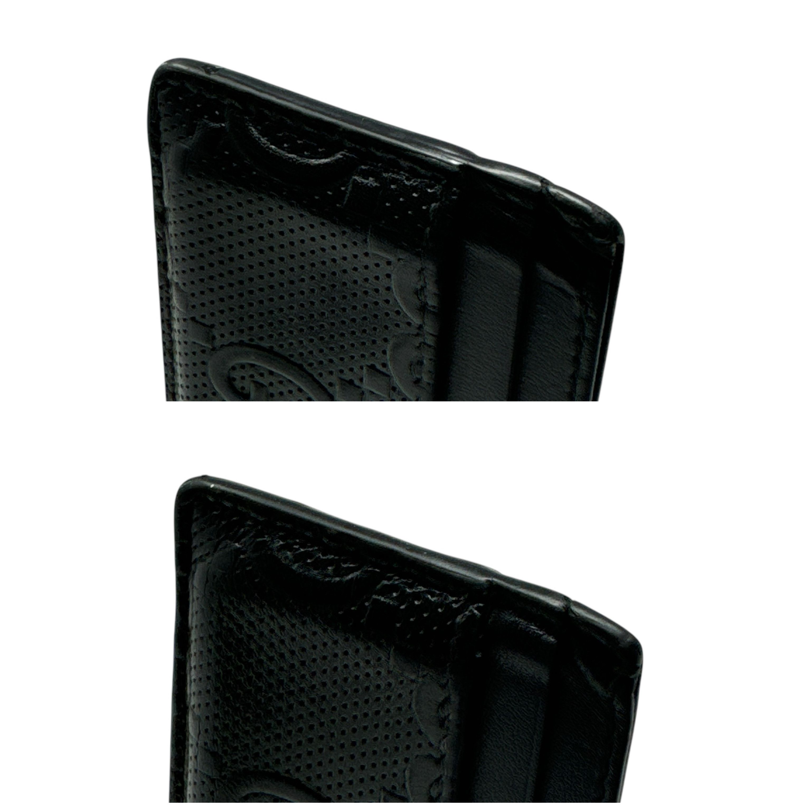 Gucci Gucci Jumbo GG Embossed Leather Card Holder Size ONE SIZE - 3 Thumbnail