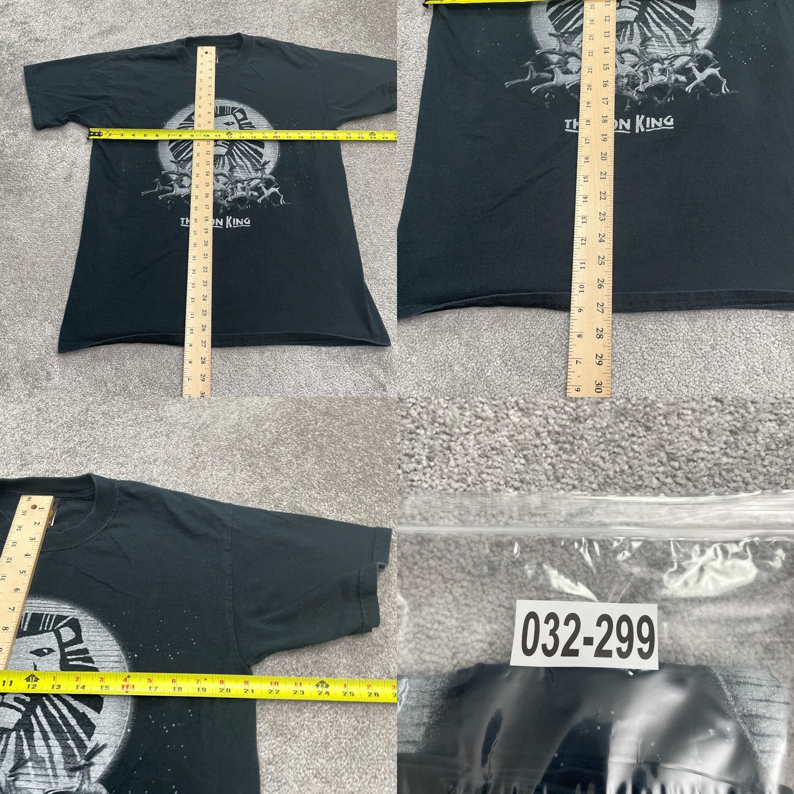 Disney Disney Lion King Graphic T-Shirt Mens Large Black Crew Neck Cotton Tee Gildan 5000 | 2010s Cartoon Movie Logo Short Sleeve Preshrunk Size US L / EU 52-54 / 3 - 8 Thumbnail