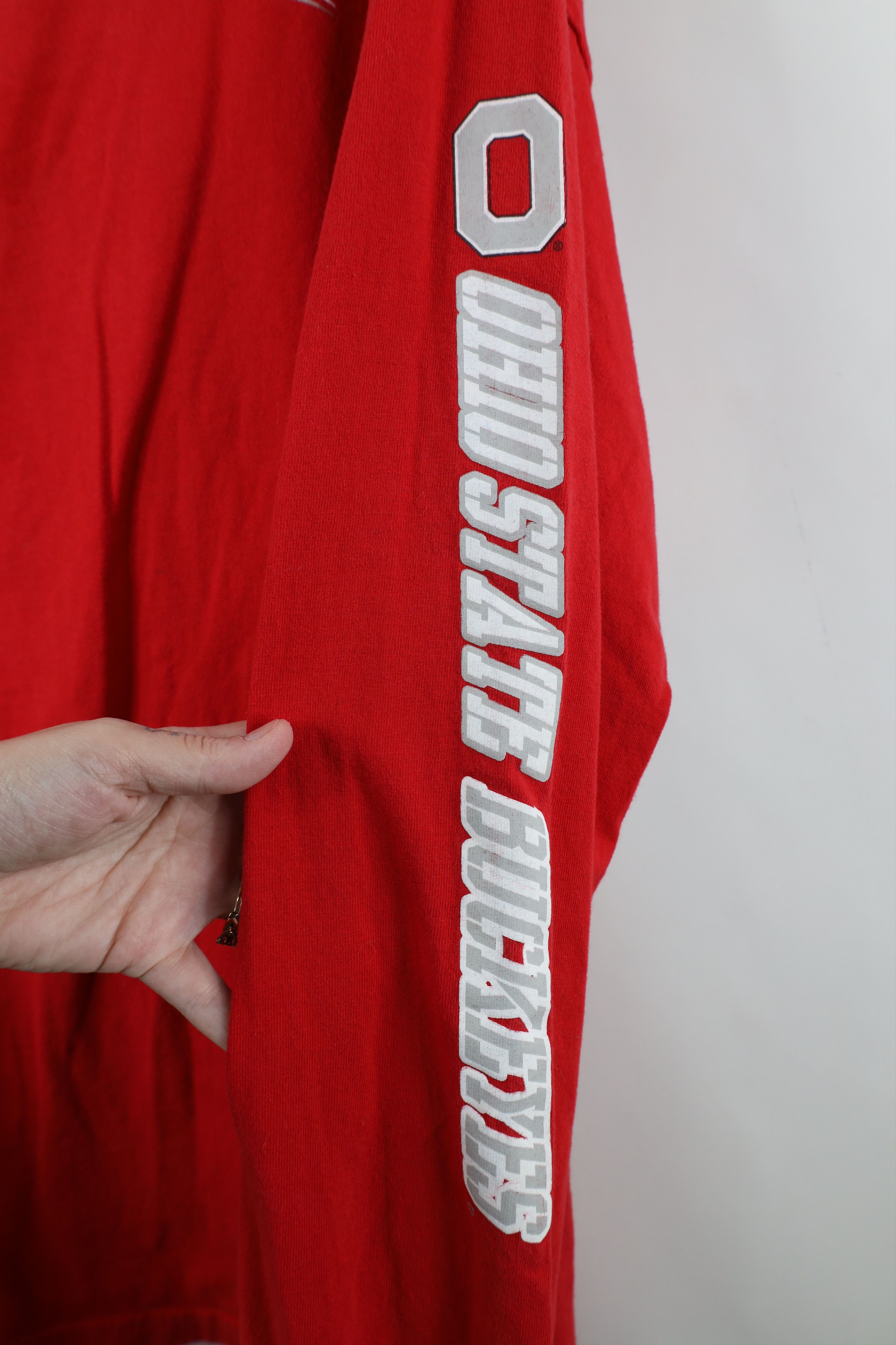 Vintage Vintage Ohio State University Football Long Sleeve T-Shirt Size US XXL / EU 58 / 5 - 7 Thumbnail