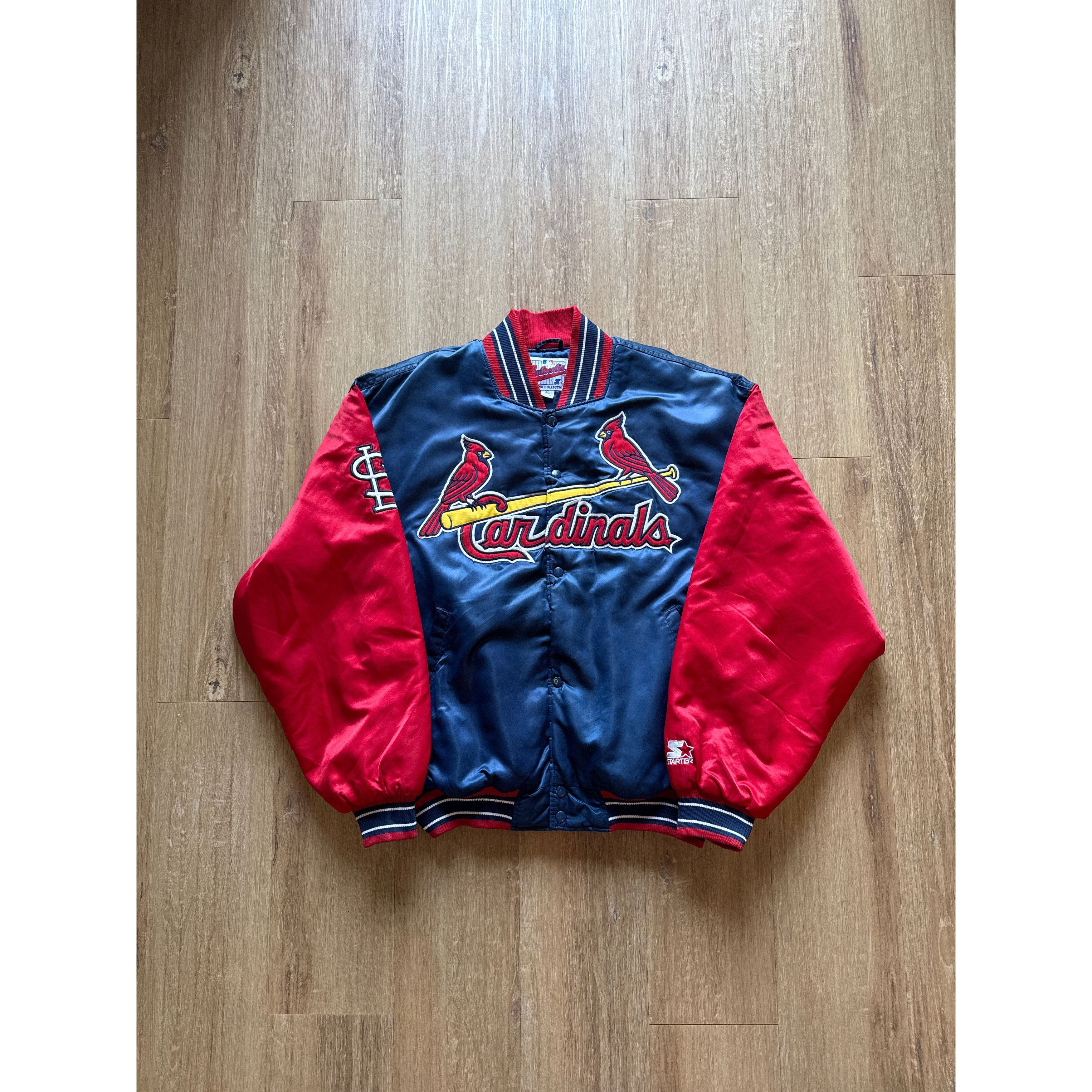 Other Vintage Starter St. Louis Cardinals Bomber MLB Baseball Sati Size US XL / EU 56 / 4 - 1 Thumbnail