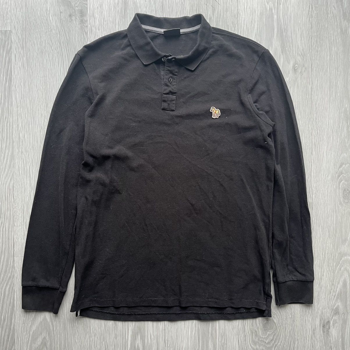 Paul Smith Paul Smith Black Long Sleeve Polo Shirt Size US M / EU 48-50 / 2 - 1 Thumbnail