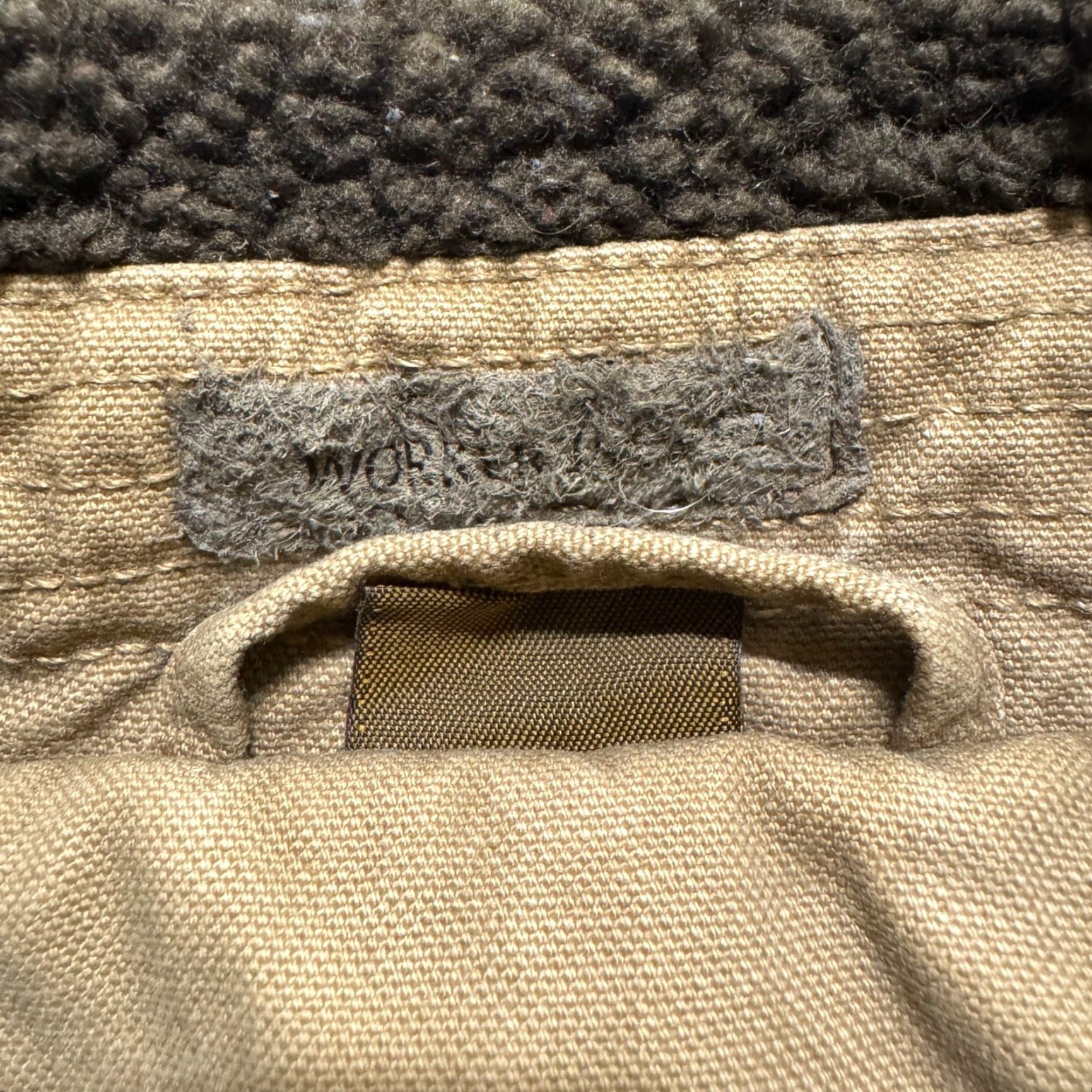 Vintage VINTAGE St. John's Bay Jacket Worker L Beige Tan Fullzip Cotton Blend Overcoat Men Mens Beige Tan L Jacket Size US L / EU 52-54 / 3 - 4 Thumbnail