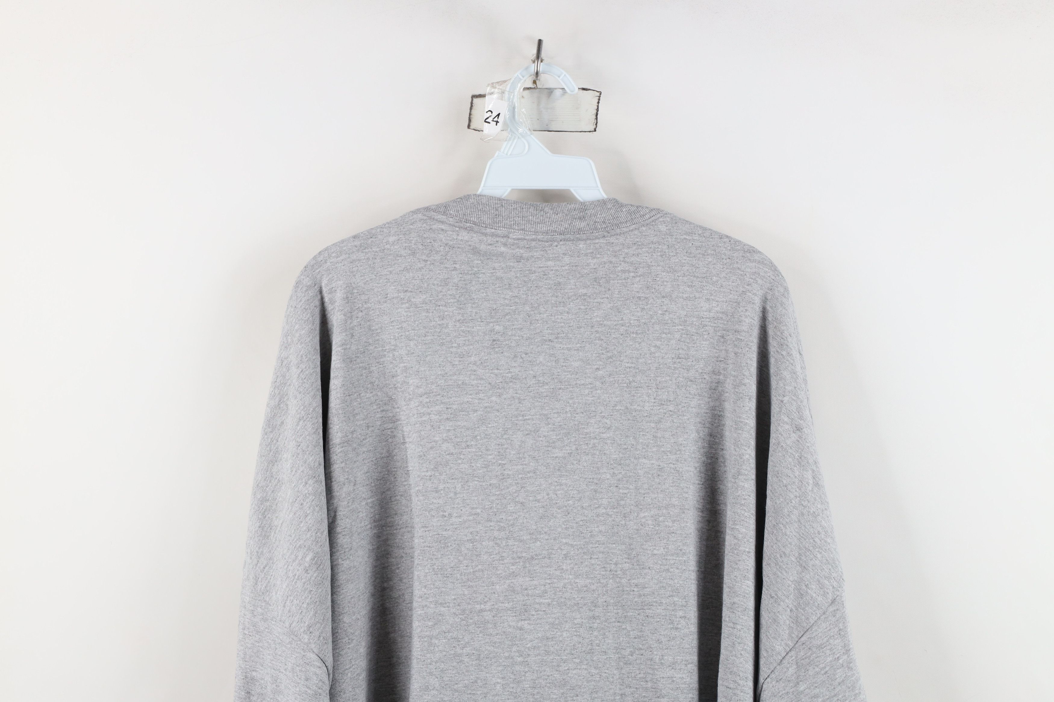 Vintage Vintage 90s Streetwear Short Sleeve T-Shirt Heather Gray Size US XXL / EU 58 / 5 - 11 Thumbnail