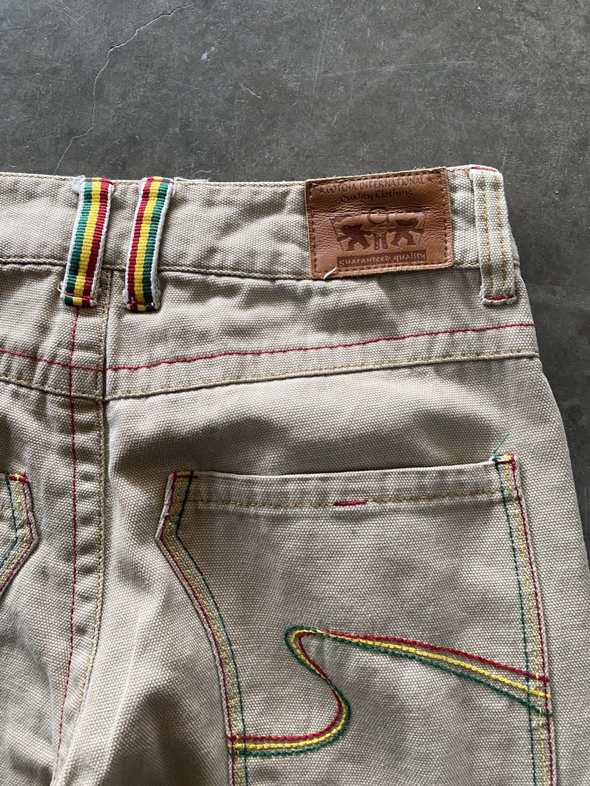 Gotcha × Hysteric Glamour × Tornado Mart Vintage Gotcha American Surf-wear Street Denim Size US 31 - 4 Thumbnail