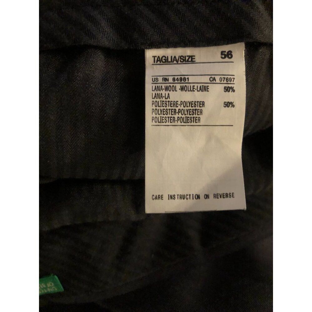 United Colors Of Benetton united colors of benetton men's gray dress pants size: 38/30 Size 38R - 4 Thumbnail
