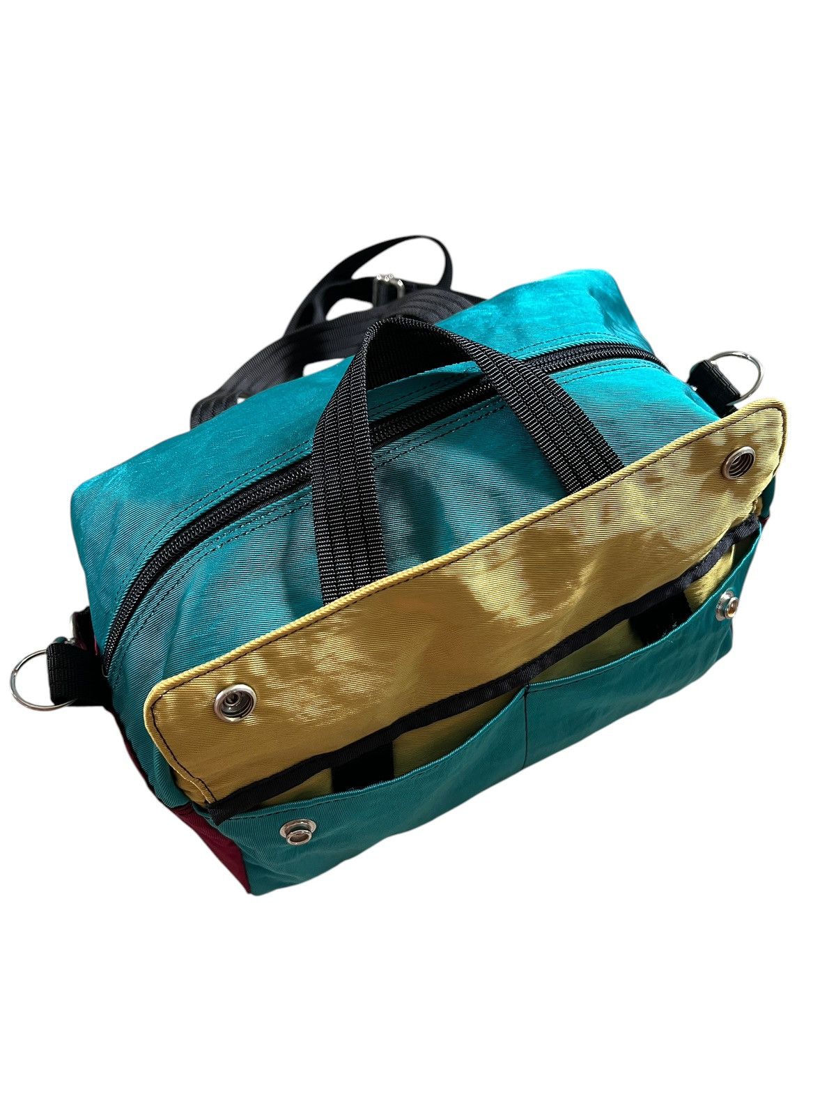 Jean Paul Gaultier 1990 Junior Gaultier Multicolour Cuboid 2-Way Bag Size ONE SIZE - 11 Thumbnail