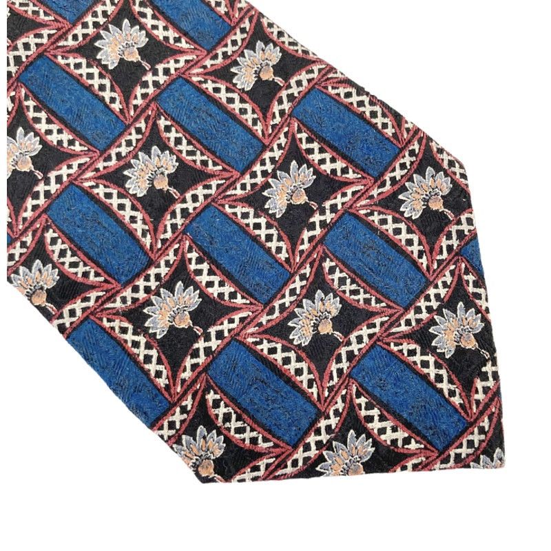 Ermenegildo Zegna Ermenegildo Zegna 100% Silk Floral Tie Size ONE SIZE - 2 Thumbnail